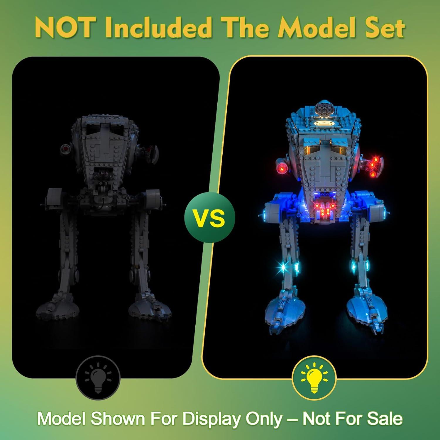 Kit de Iluminación LocoLee para Lego 75417 AT-ST Walker