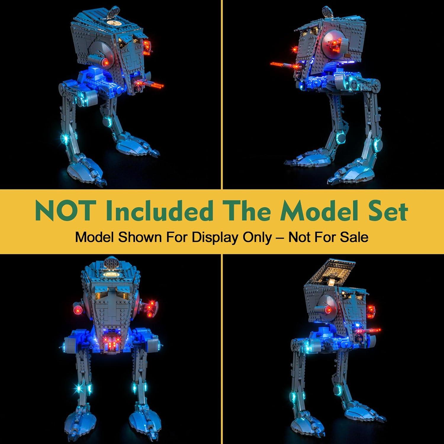 Kit de Iluminación LocoLee para Lego 75417 AT-ST Walker