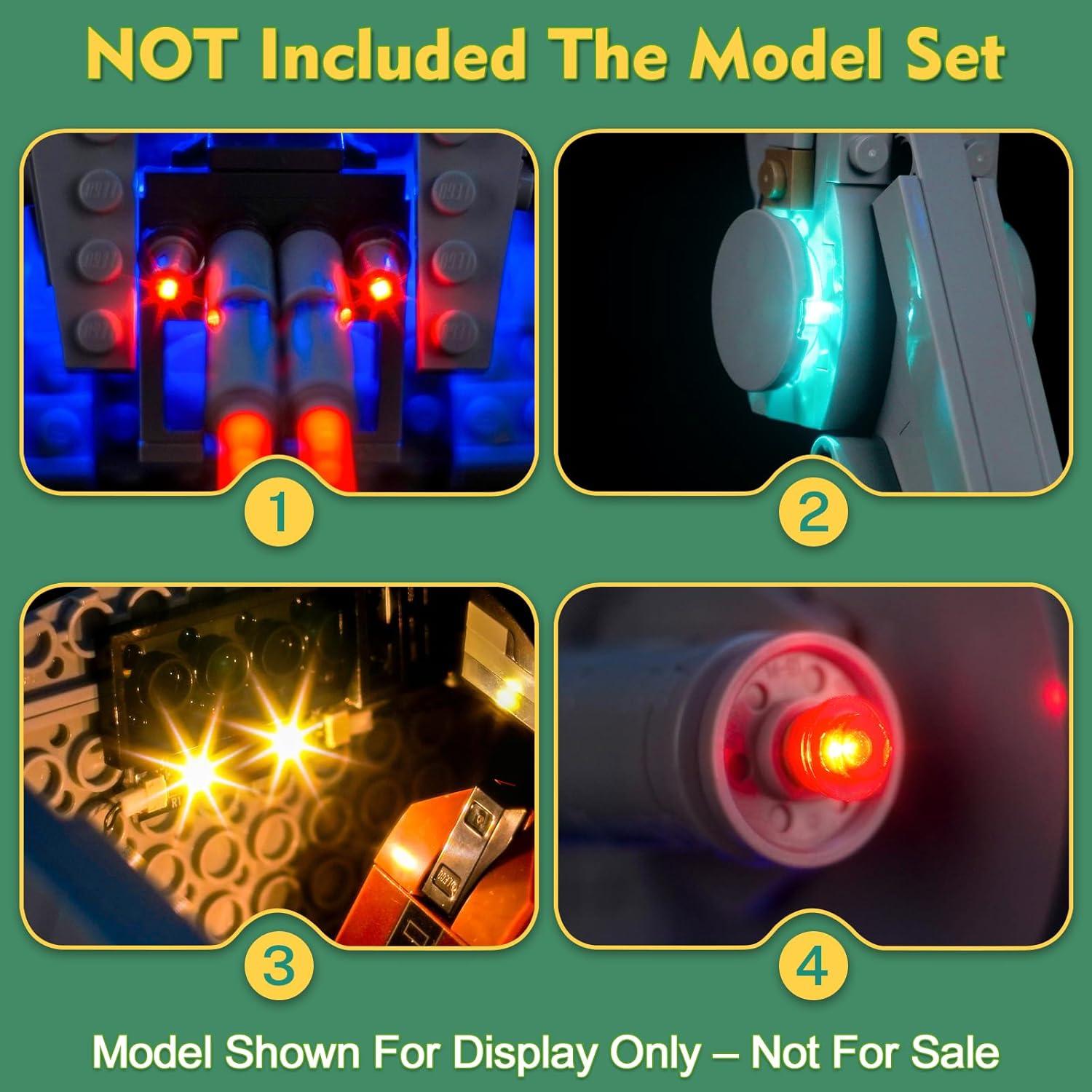 Kit de Iluminación LocoLee para Lego 75417 AT-ST Walker