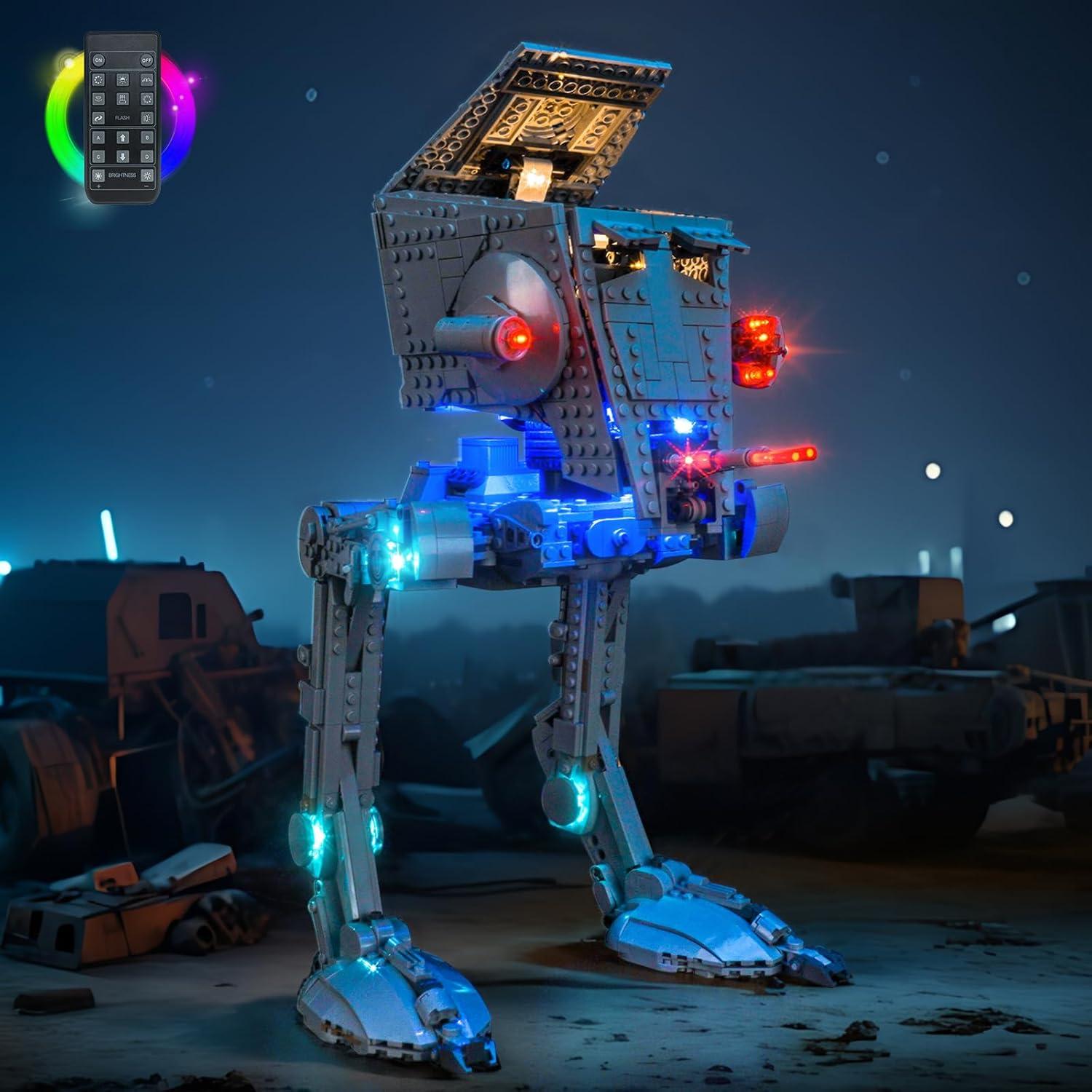 Kit de Iluminación LocoLee para Lego 75417 AT-ST Walker