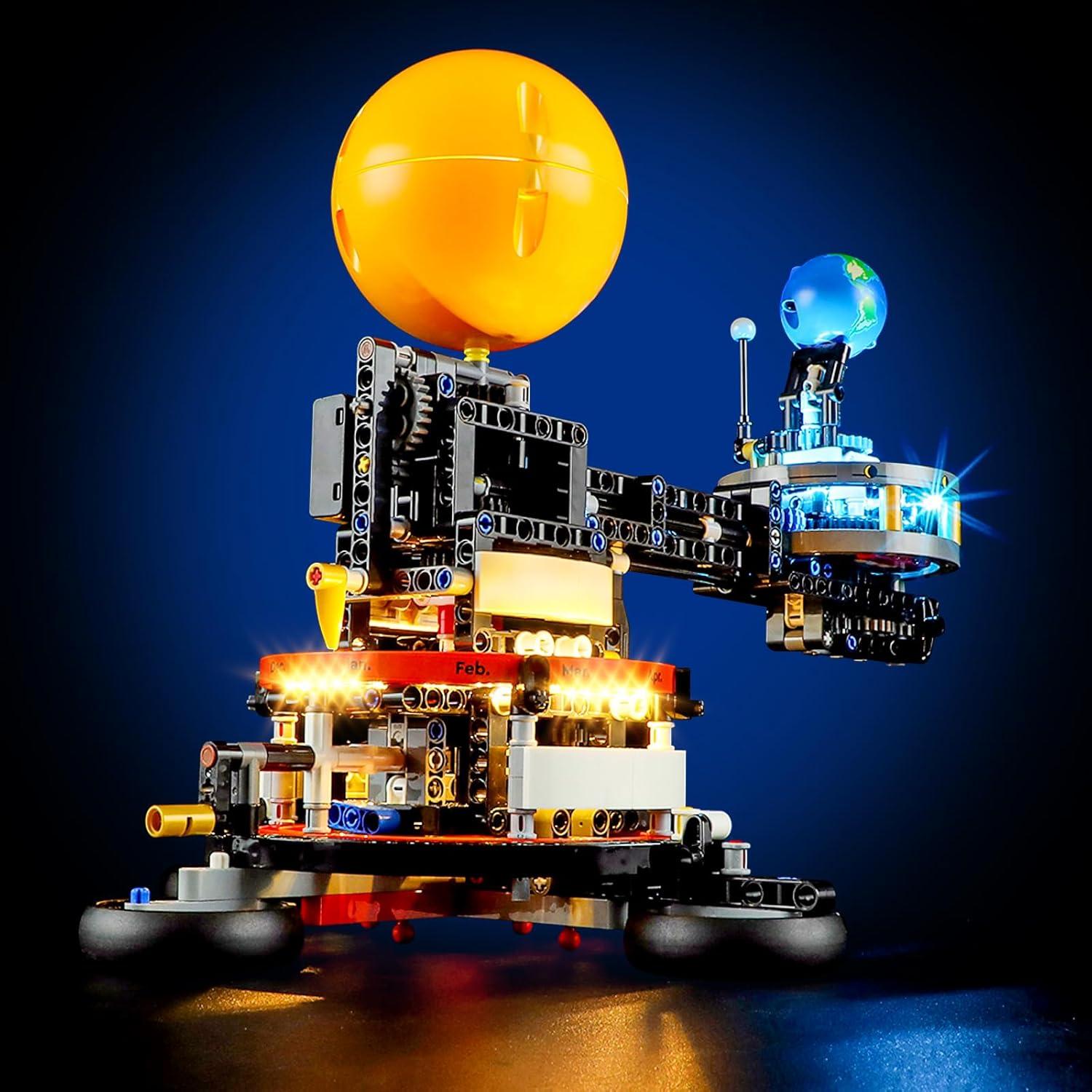 Kit de Luz BOOZUU para Lego 42179 Planeta Tierra y Luna
