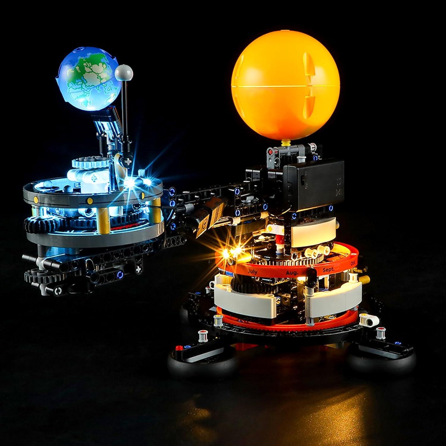 Kit de Luz BOOZUU para Lego 42179 Planeta Tierra y Luna