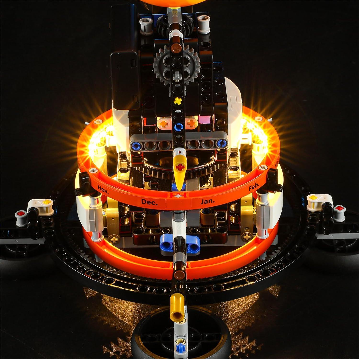 Kit de Luz BOOZUU para Lego 42179 Planeta Tierra y Luna