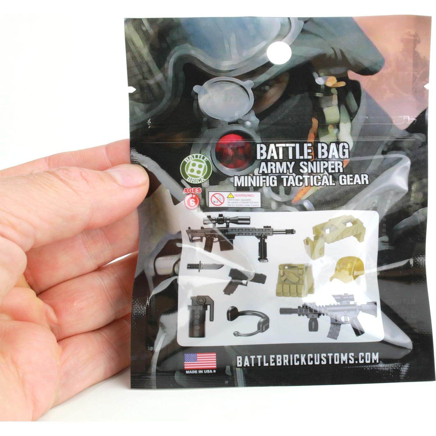 Paquete de Armas de Francotirador Battle Brick para LEGO