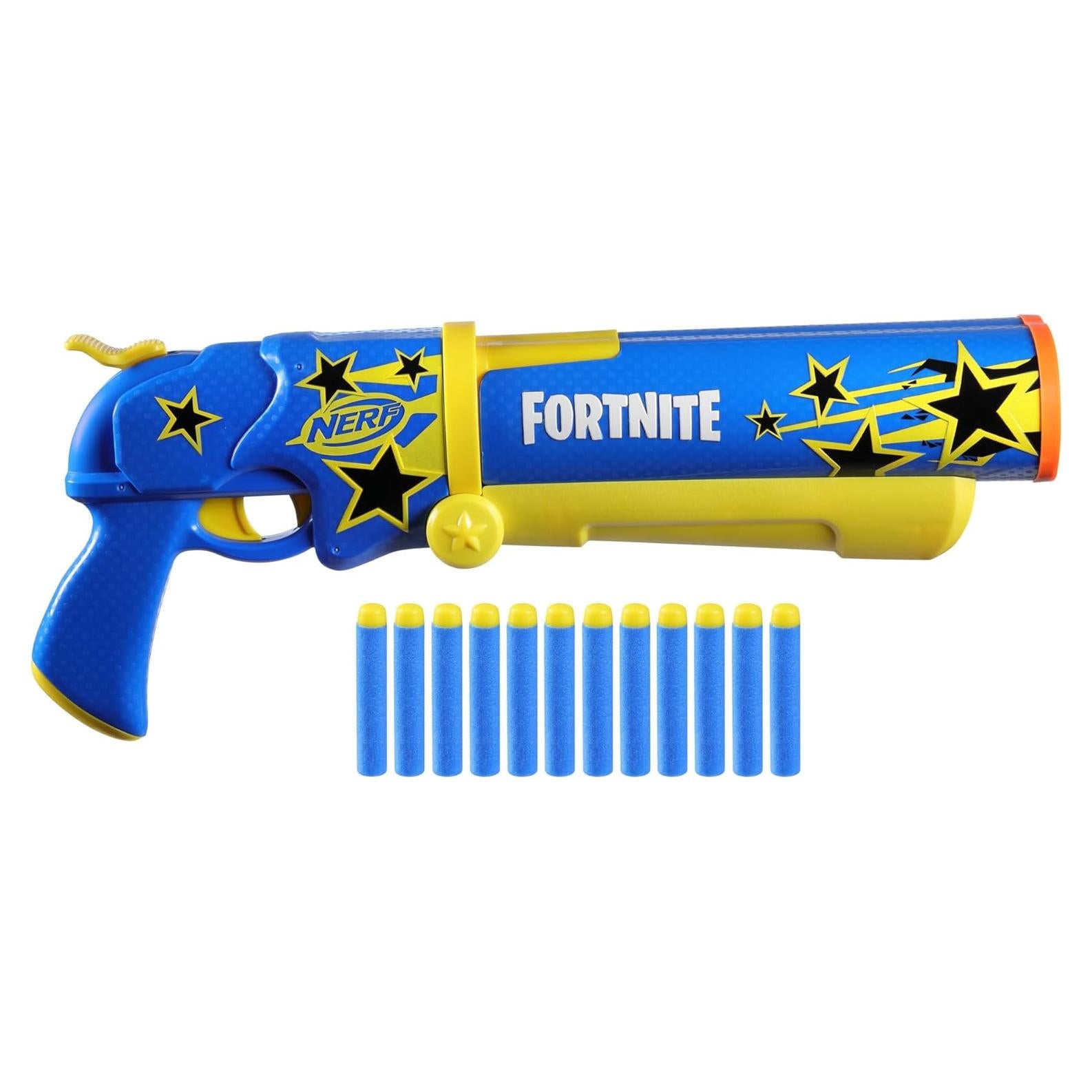 Blaster Nerf Fortnite Half Tone Hero con 12 dardos Elite