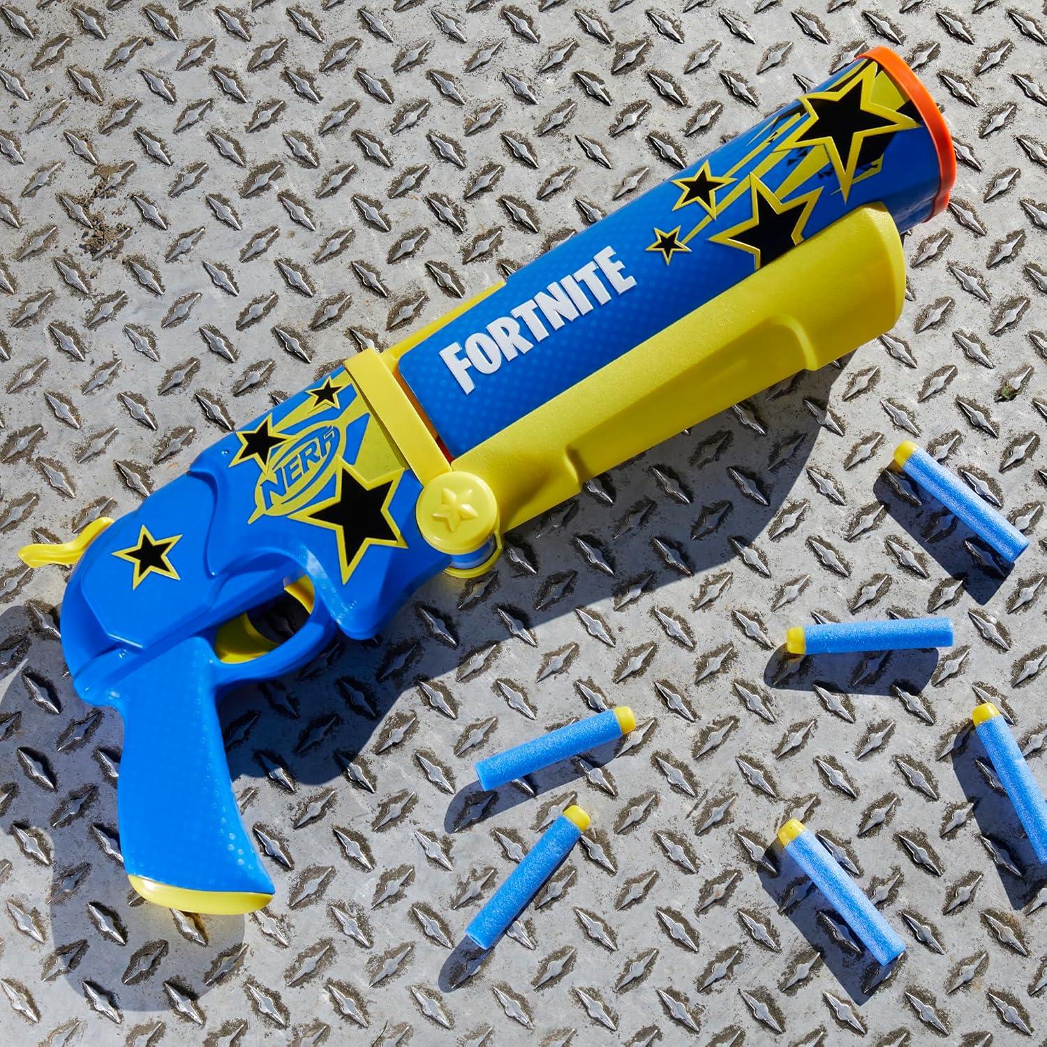 Blaster Nerf Fortnite Half Tone Hero con 12 dardos Elite
