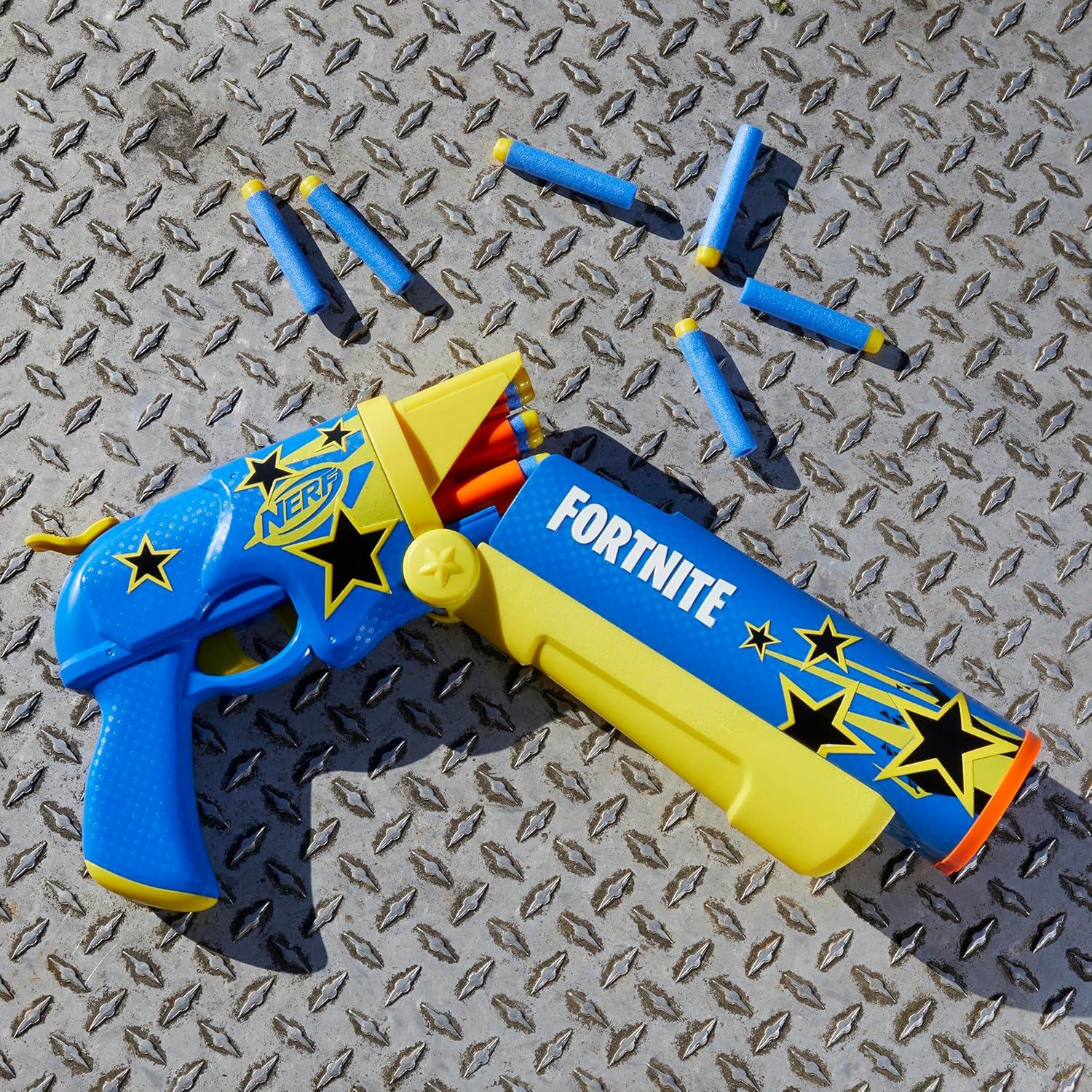 Blaster Nerf Fortnite Half Tone Hero con 12 dardos Elite