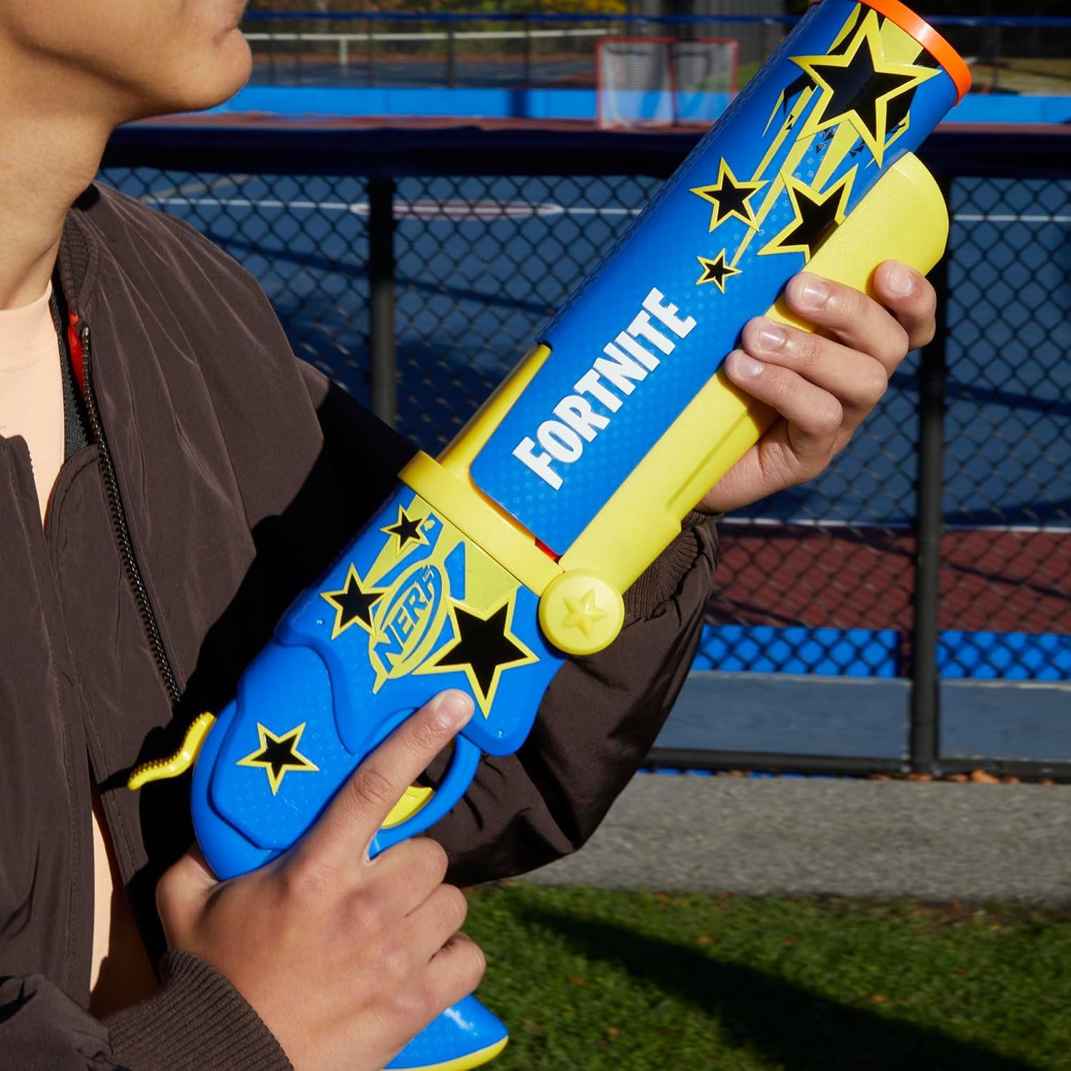 Blaster Nerf Fortnite Half Tone Hero con 12 dardos Elite