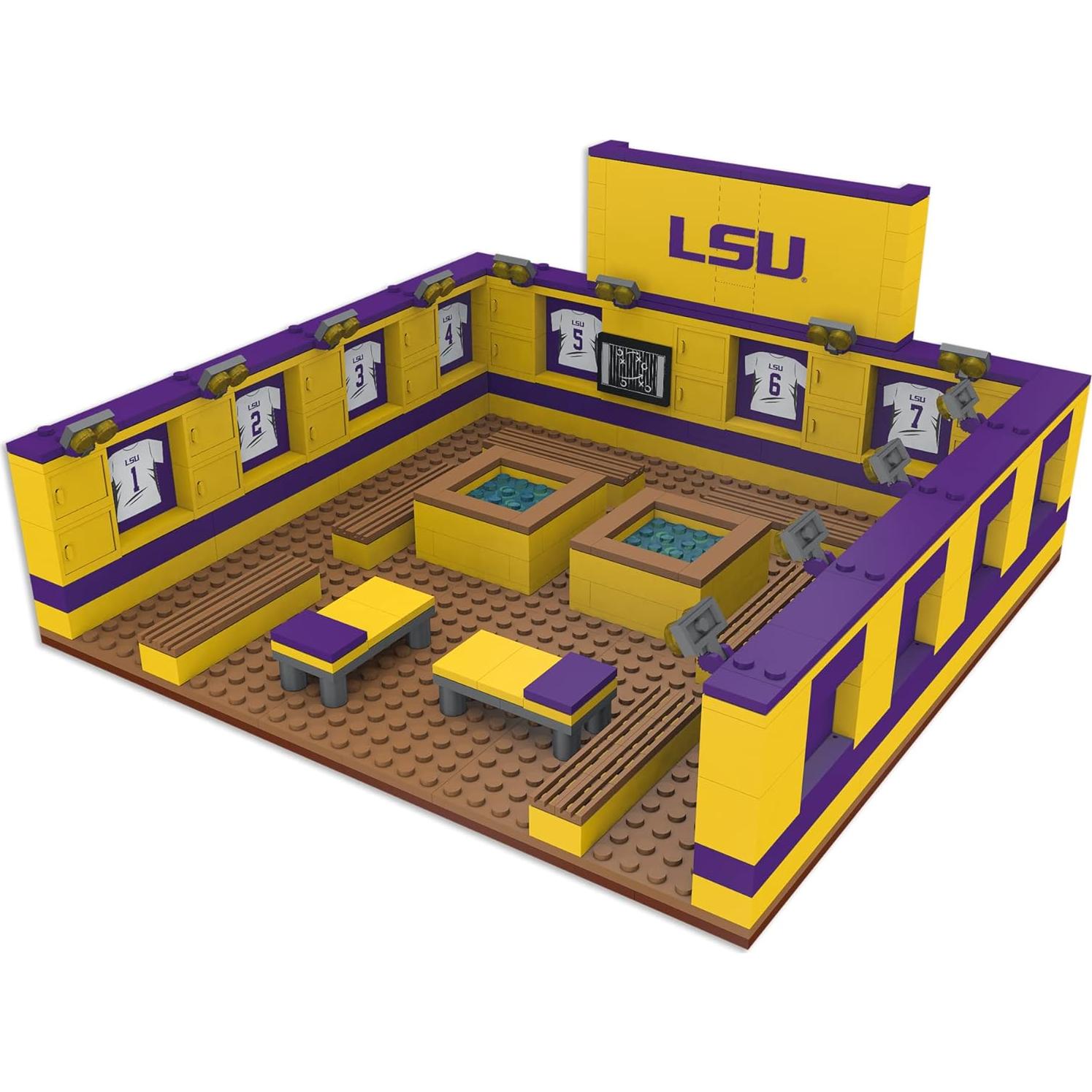 Kit de Construcción Vestuario LSU Tigers Pro-Lion 437 Piezas