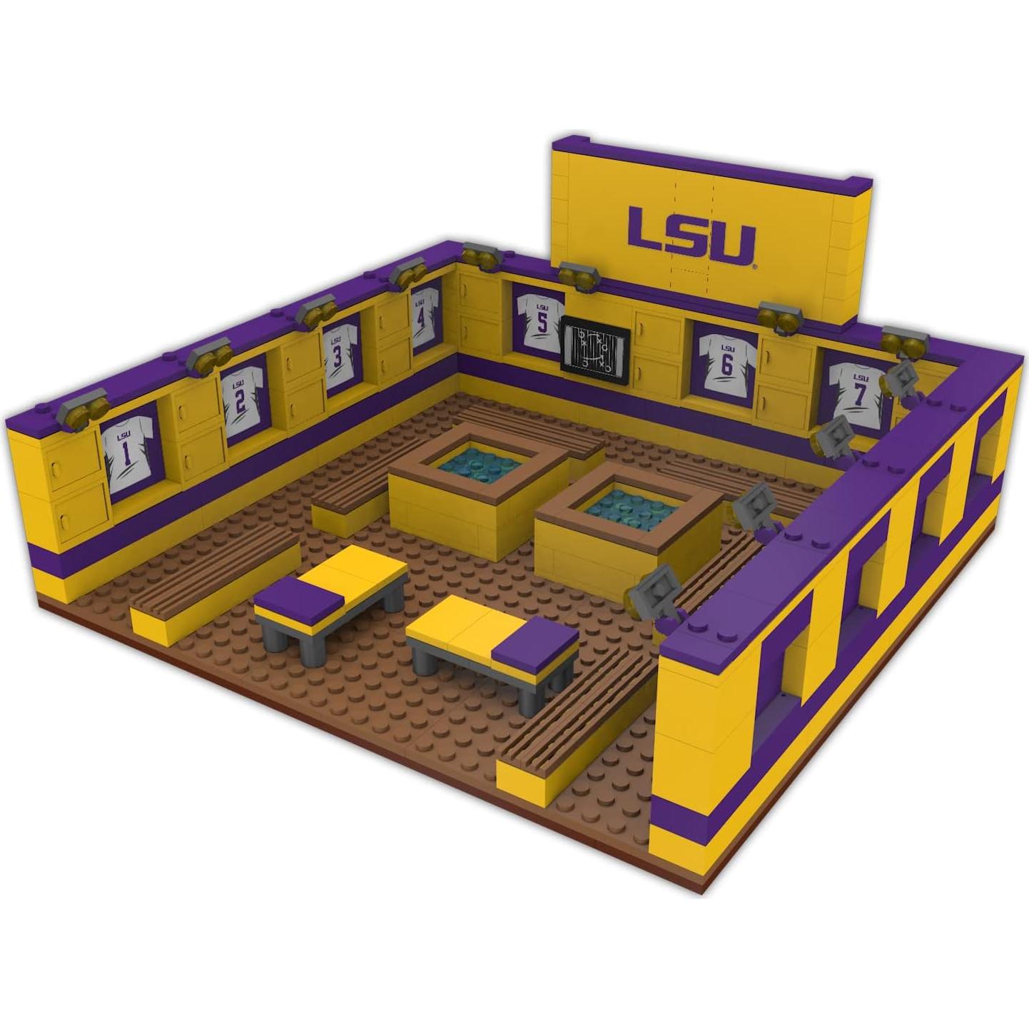 Kit de Construcción Vestuario LSU Tigers Pro-Lion 437 Piezas
