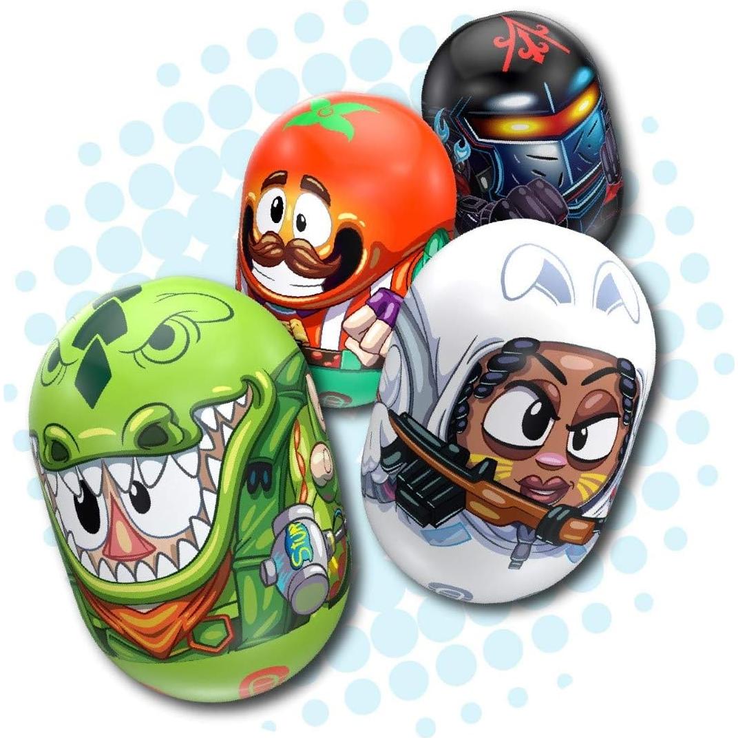 Mighty Beanz Fortnite Paquete de 4 Juguetes Coleccionables 2.54 cm