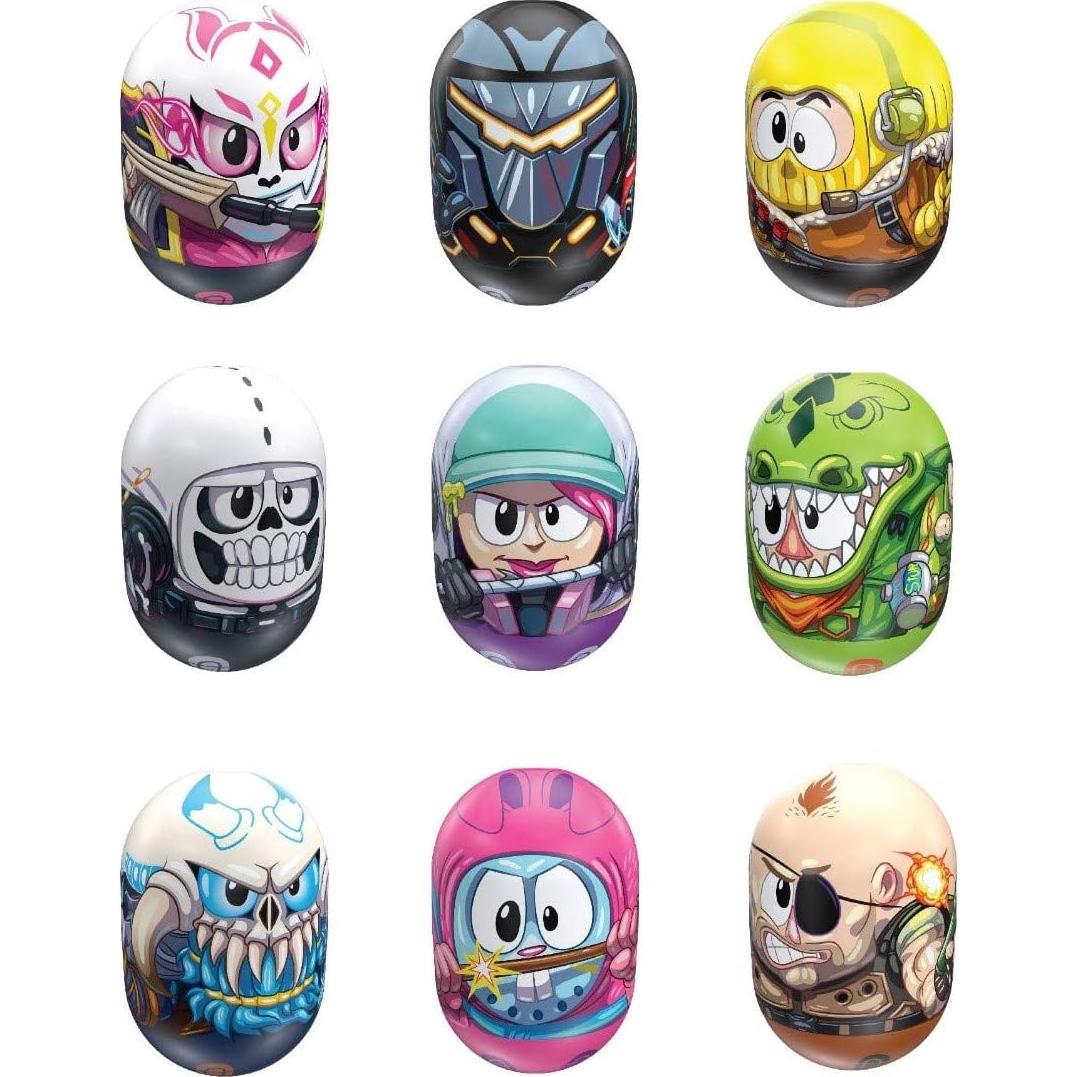 Mighty Beanz Fortnite Paquete de 4 Juguetes Coleccionables 2.54 cm