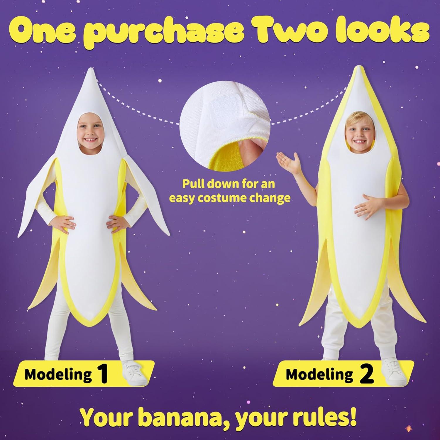 Disfraz de Banana Interactivo Tao-Ge para Niños 4-10 Años