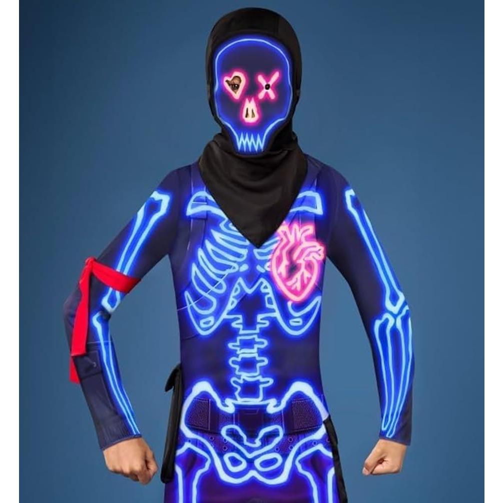 Disfraz Oficial Fortnite Party Trooper Niños - Mediano Azul