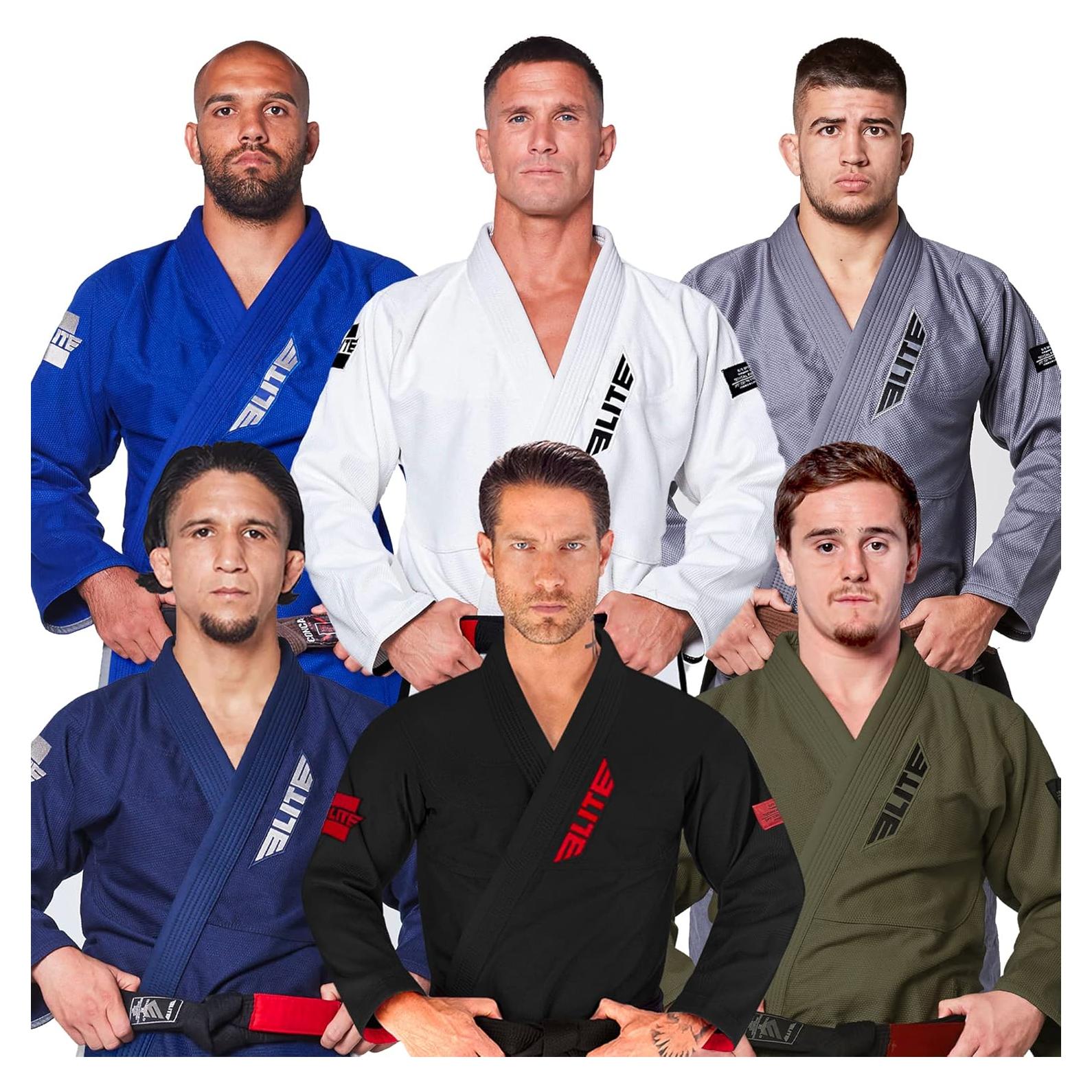 Gi BJJ Elite Sports IBJJF para Hombres Blanco Premium - Talla 3