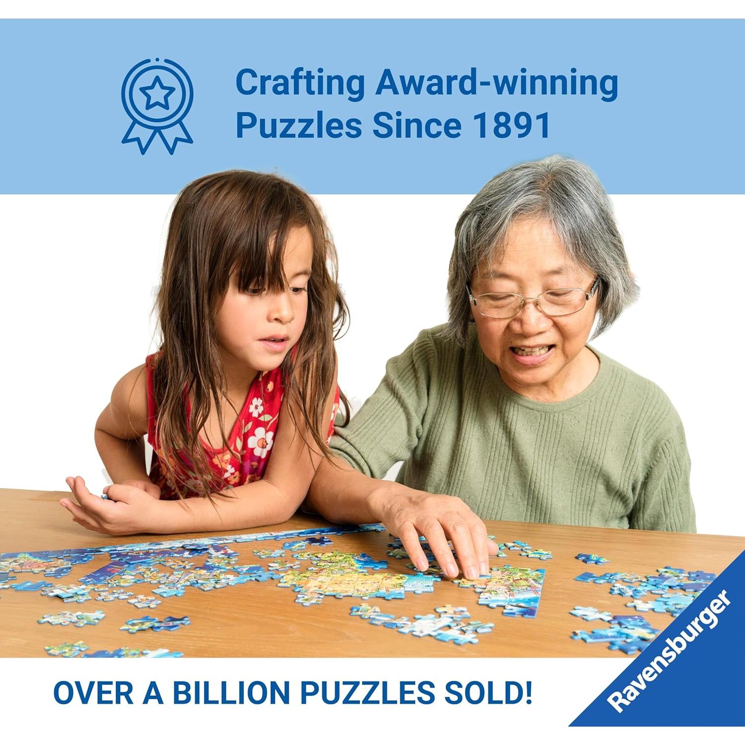 Rompecabezas de Piso Disney Princesas Ravensburger 24 Piezas