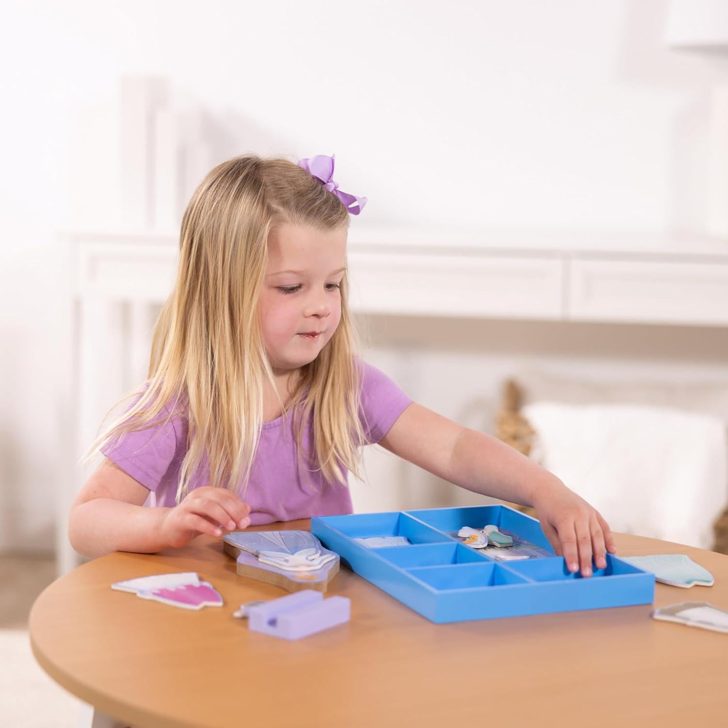 Muñeca Magnética de Madera Cenicienta Melissa & Doug 30 Piezas