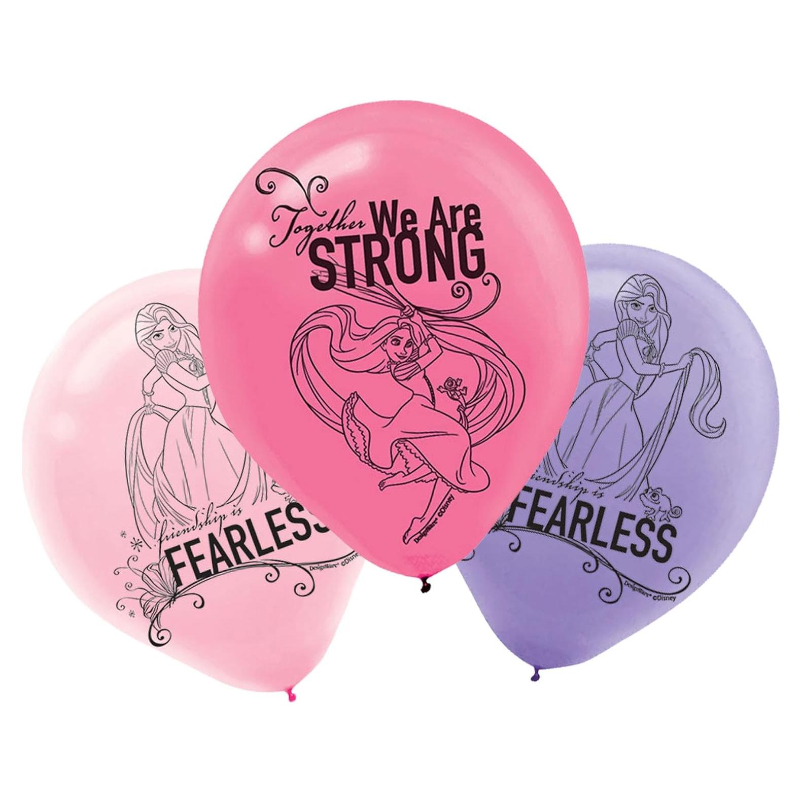 Globos de látex Disney Rapunzel 30.48 cm - Paquete de 6