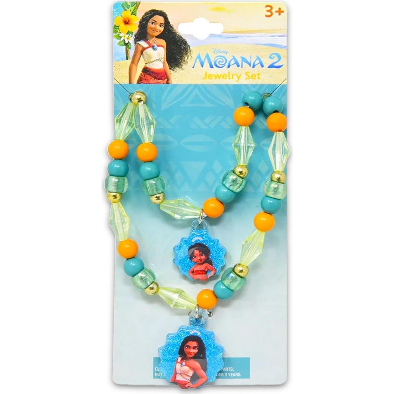Conjunto de Joyería Moana Disney para Niñas - Collar y Pulsera