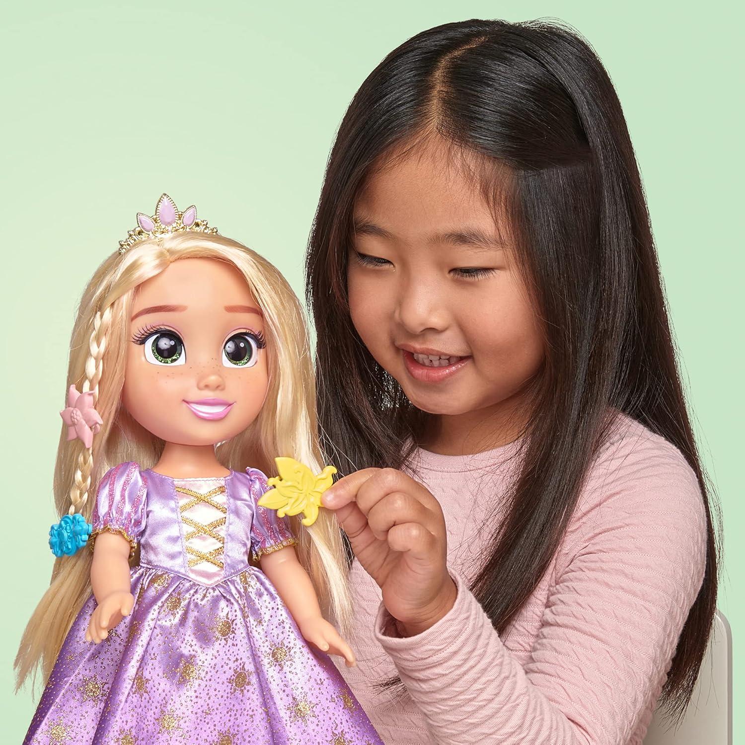 Muñeca Rapunzel Disney Princess con Cabello Mágico Brillante