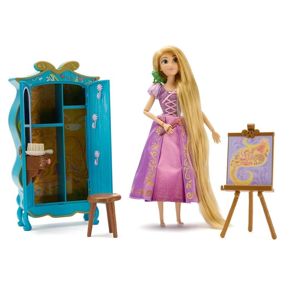 Conjunto de Juego de Tocador Rapunzel Disney - Muñeca y Accesorios