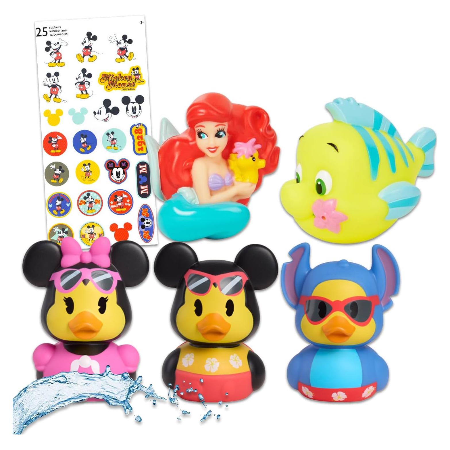 Conjunto Disney Duckaloos - 3 Figuras Mini Patitos de Goma