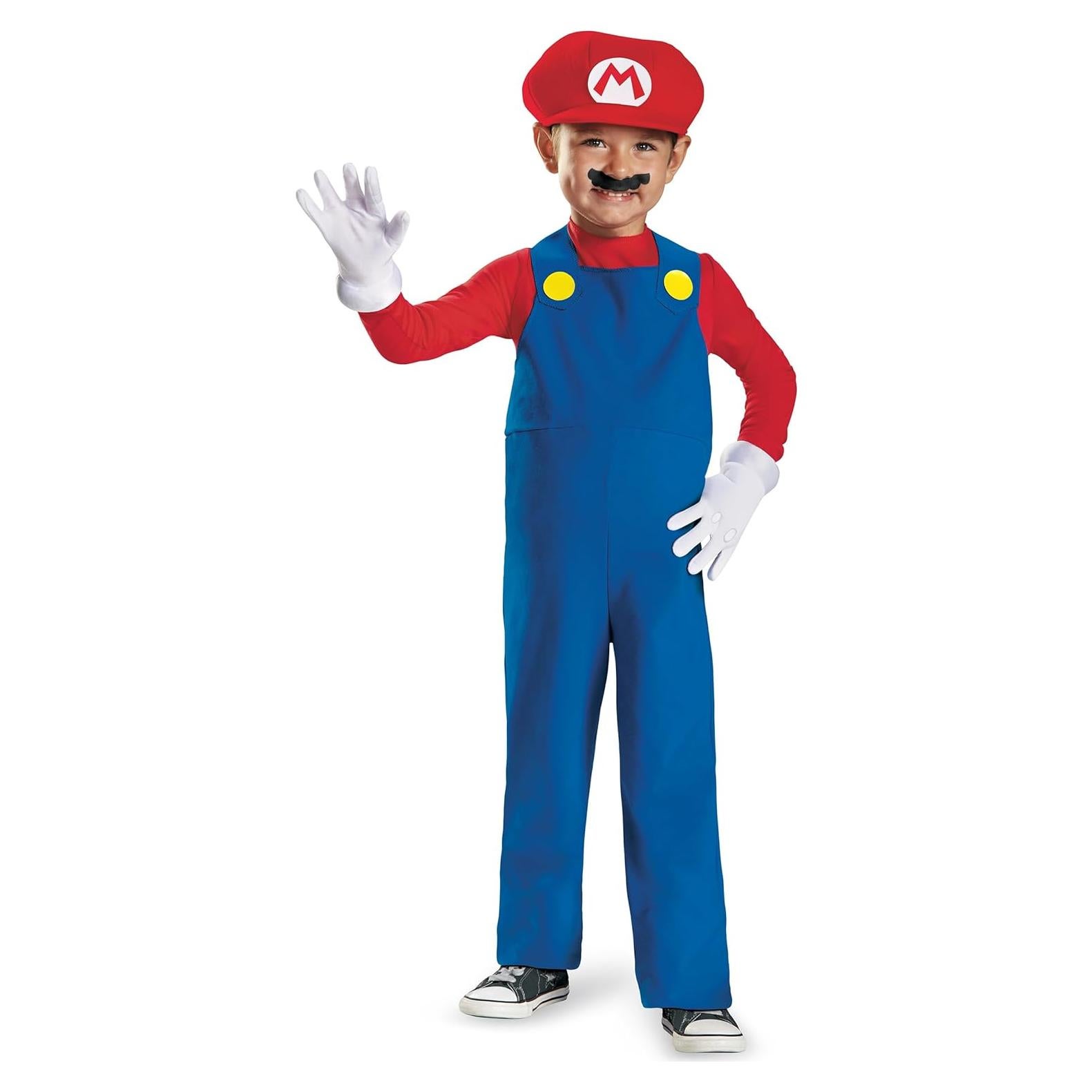 Disfraz de Mario Nintendo para Niños Pequeños 2T