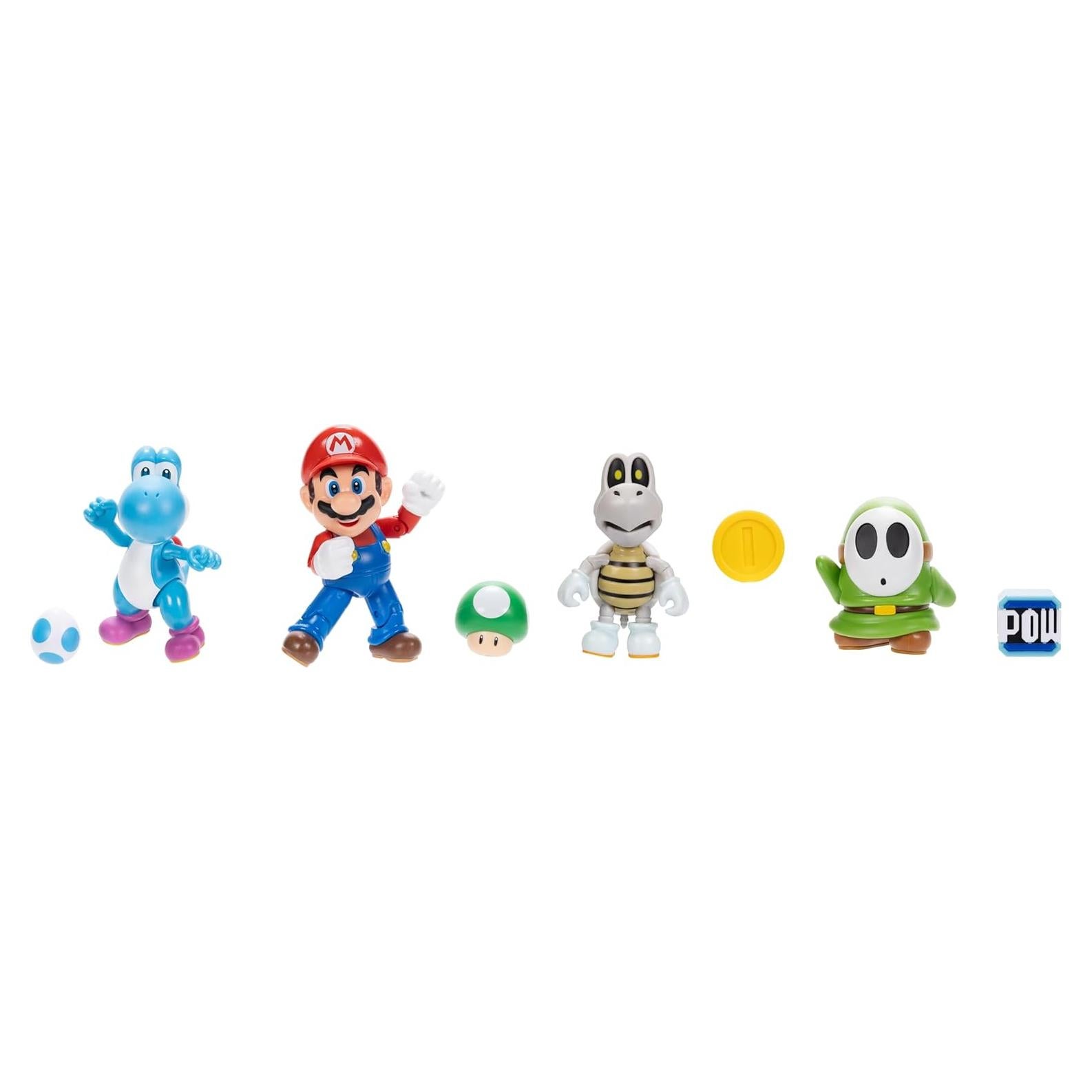 Figuras de Acción Super Mario Nintendo 10 cm - Paquete de 4