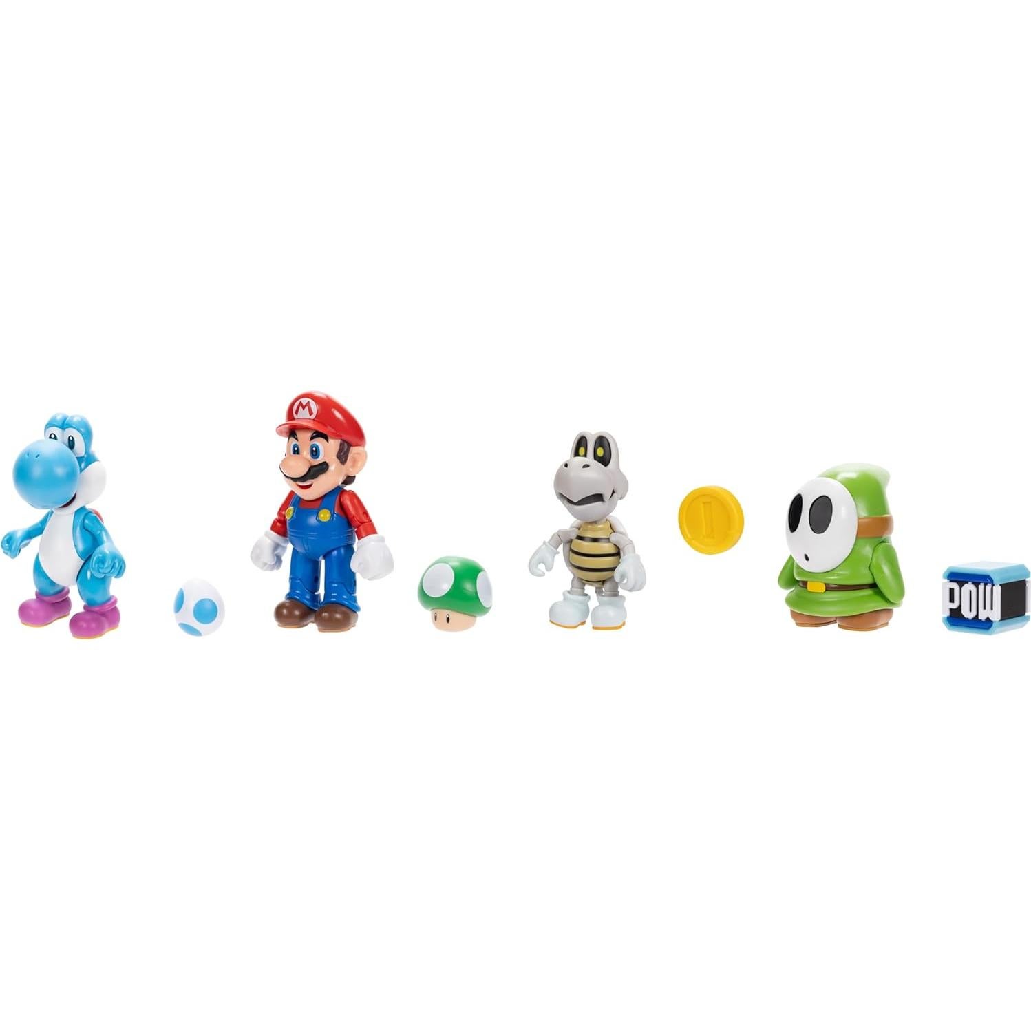 Figuras de Acción Super Mario Nintendo 10 cm - Paquete de 4