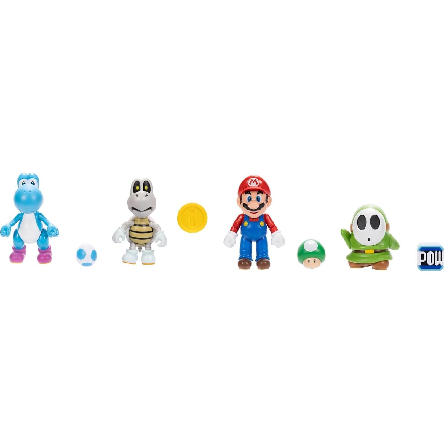 Figuras de Acción Super Mario Nintendo 10 cm - Paquete de 4