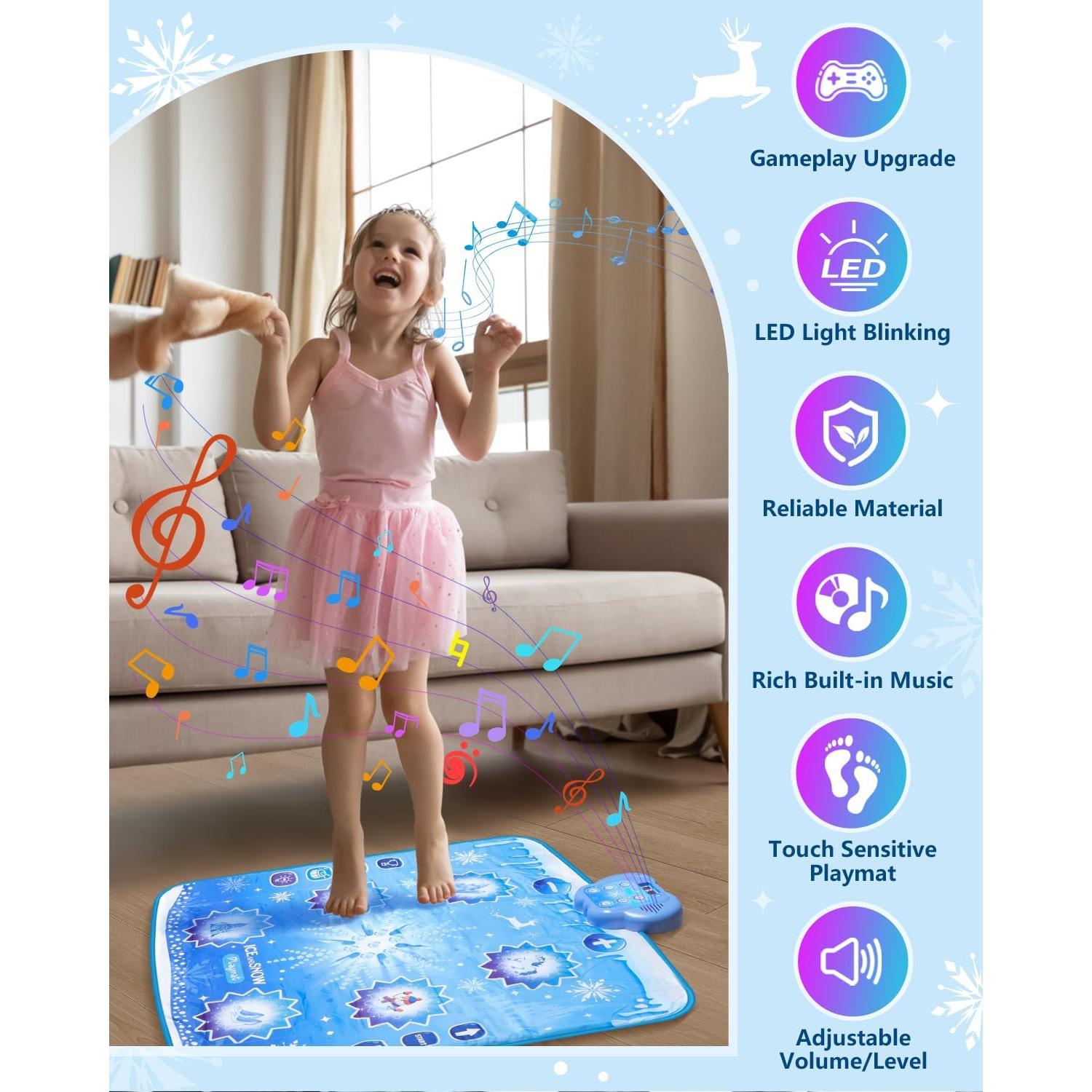 Alfombra de Baile Musical Bluetooth Humzo - Frozen, 4 Modos