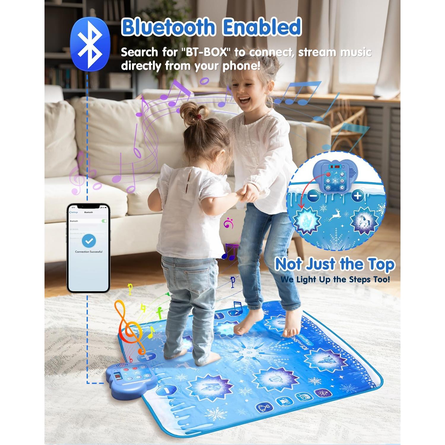 Alfombra de Baile Musical Bluetooth Humzo - Frozen, 4 Modos