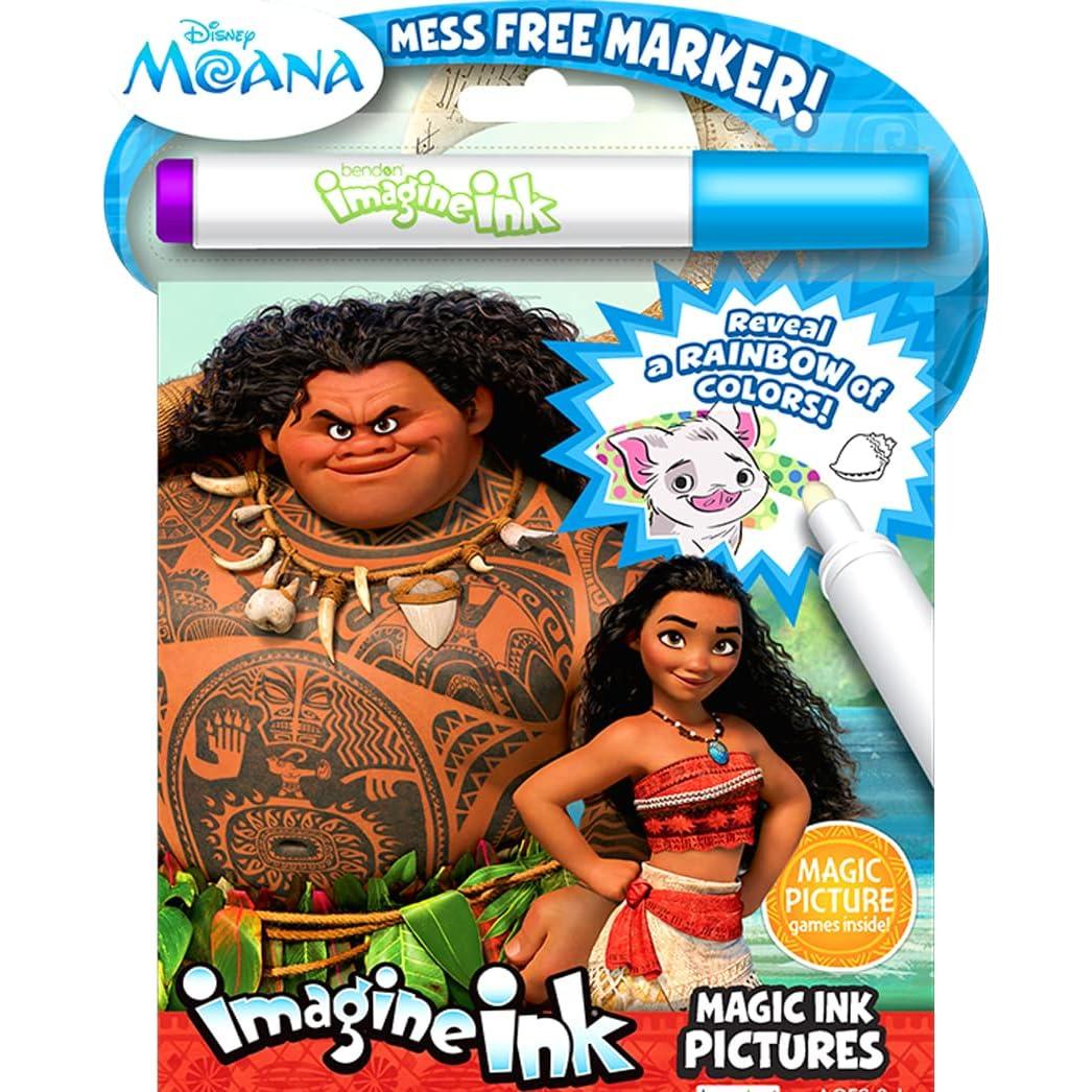 Conjunto de Libros para Colorear Imagine Ink - Moana, Trolls, Frozen