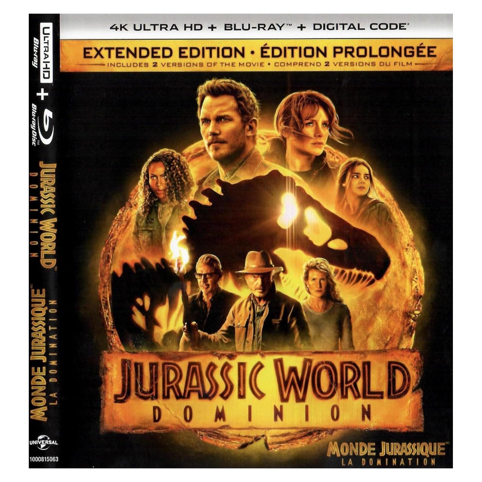 Jurassic World Dominion - Edición Extendida 4K Ultra HD + Blu-ray