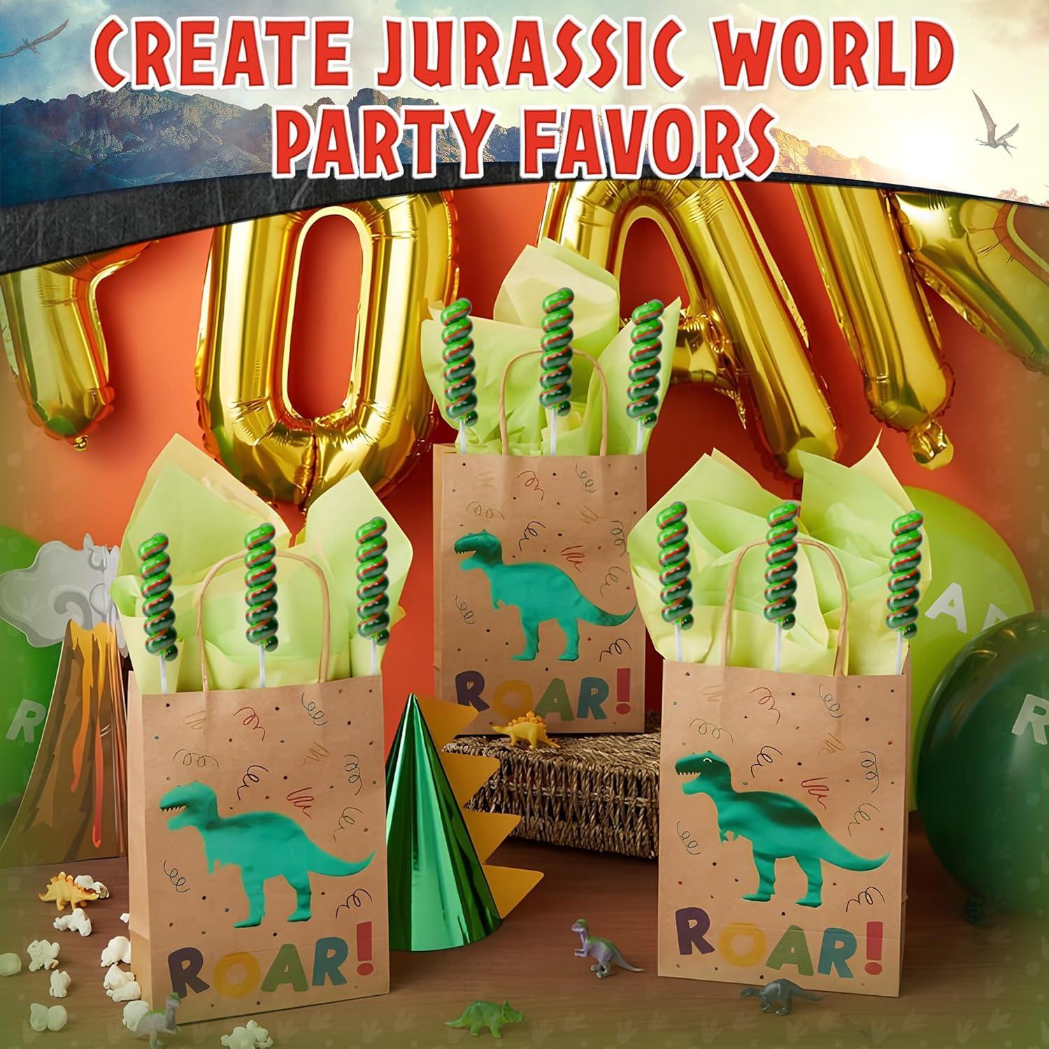 Chupetines Jurassic World 20pk - Dulces Temáticos de Dinosaurios