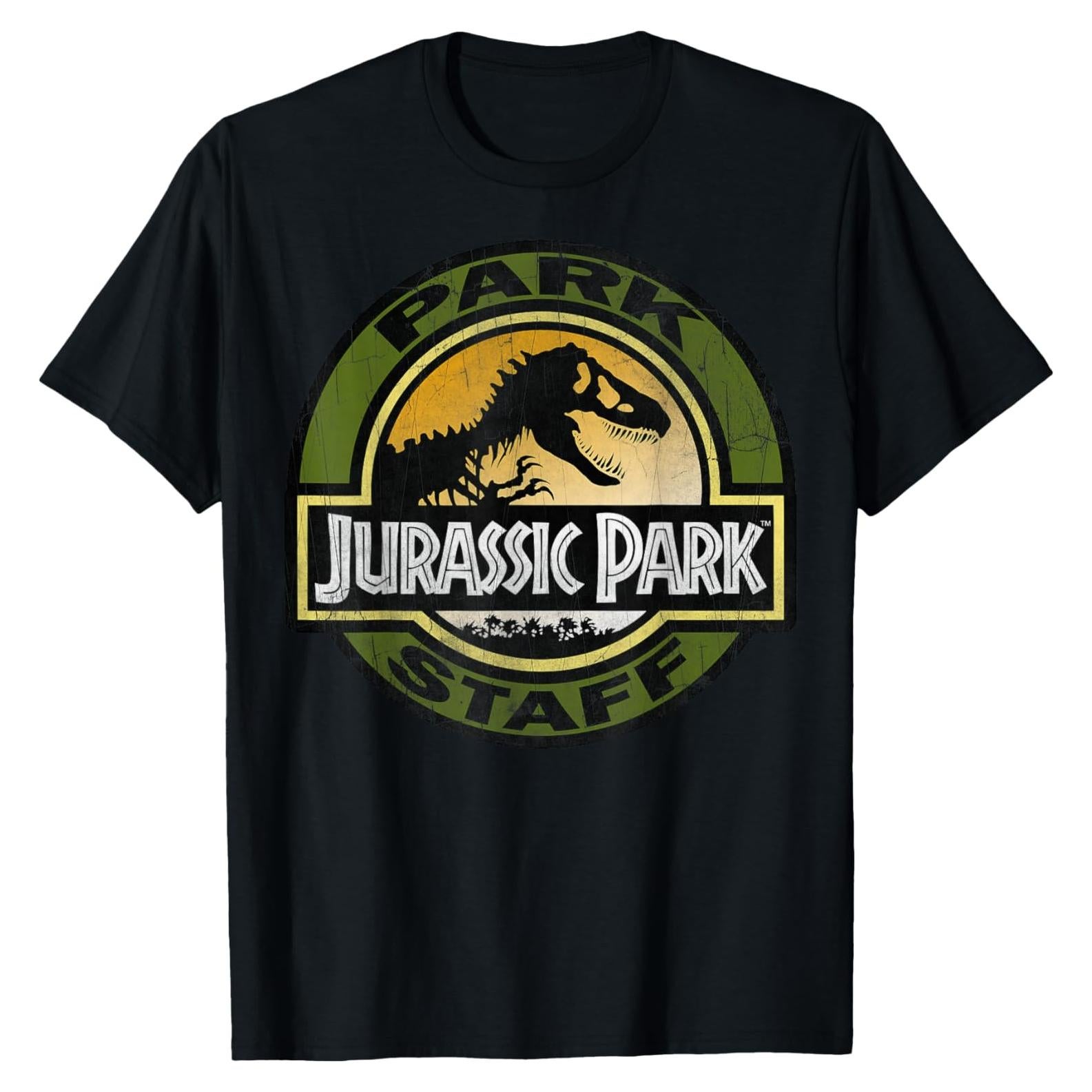 Camiseta Gráfica Retro Jurassic Park Unisex Niño