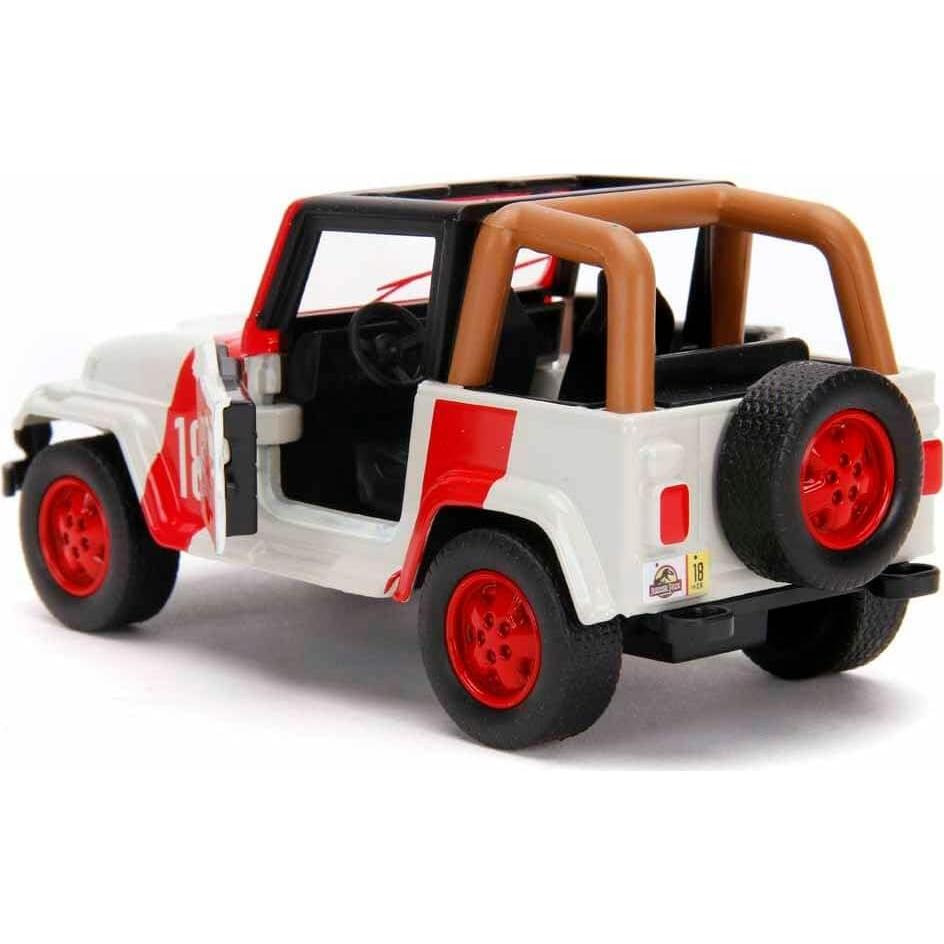 Juguete Jeep Wrangler Jada Toys 1:32 Mundo Jurásico Metal