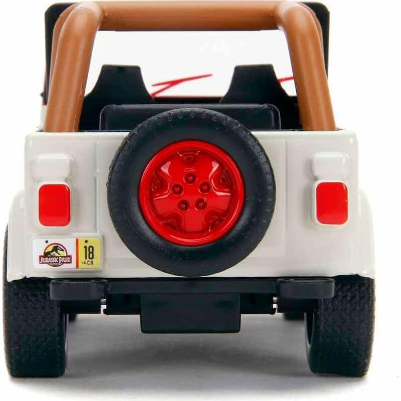 Juguete Jeep Wrangler Jada Toys 1:32 Mundo Jurásico Metal