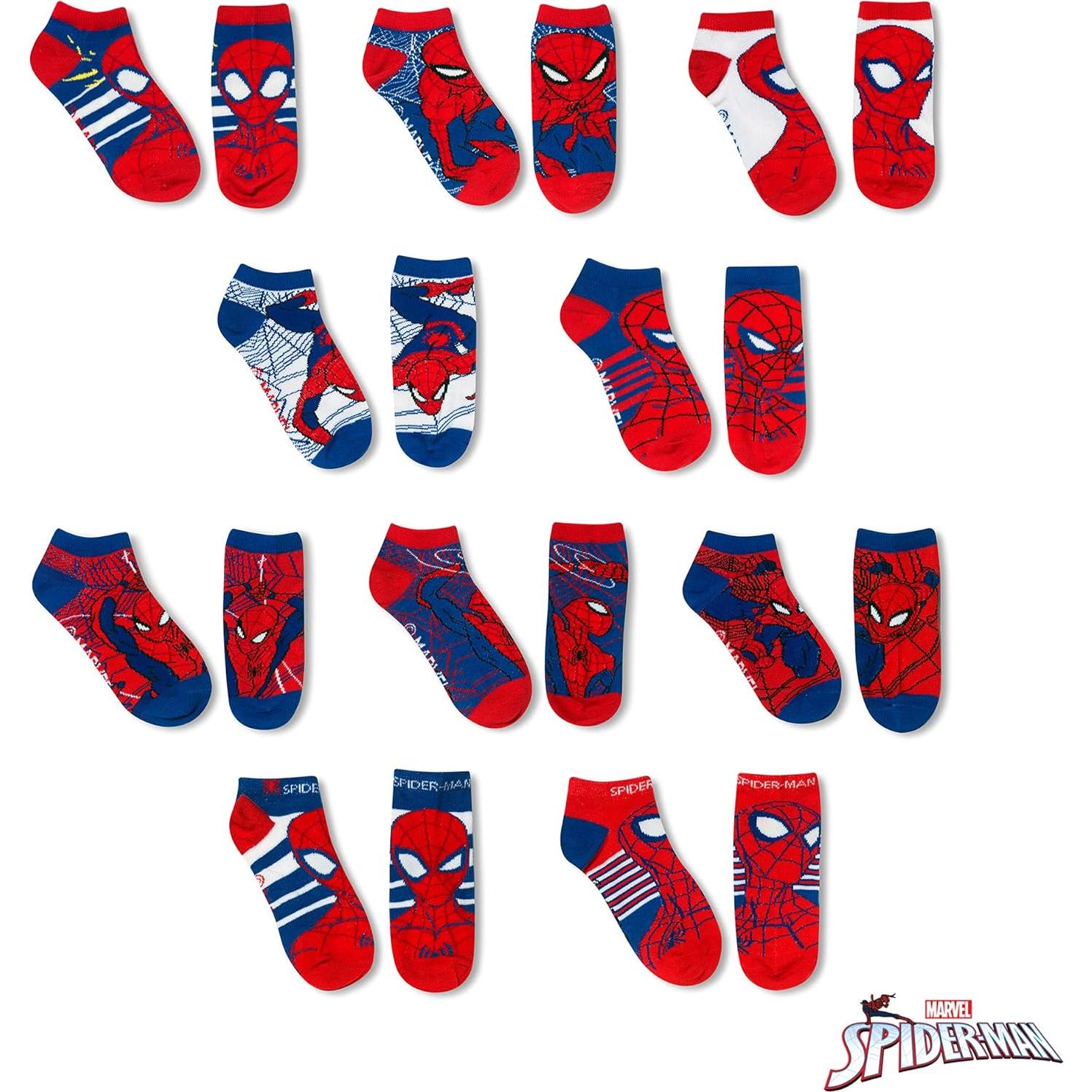 Calcetines Cortos Marvel Spider-man para Niños - 10 Pares