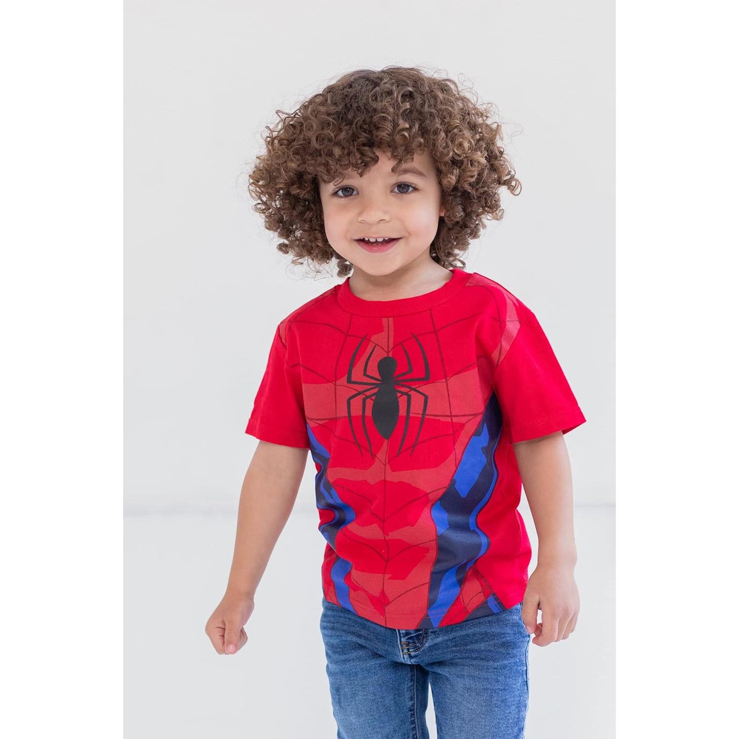 Camisetas de Pullover Marvel Spider-Man 4 Pack Niños