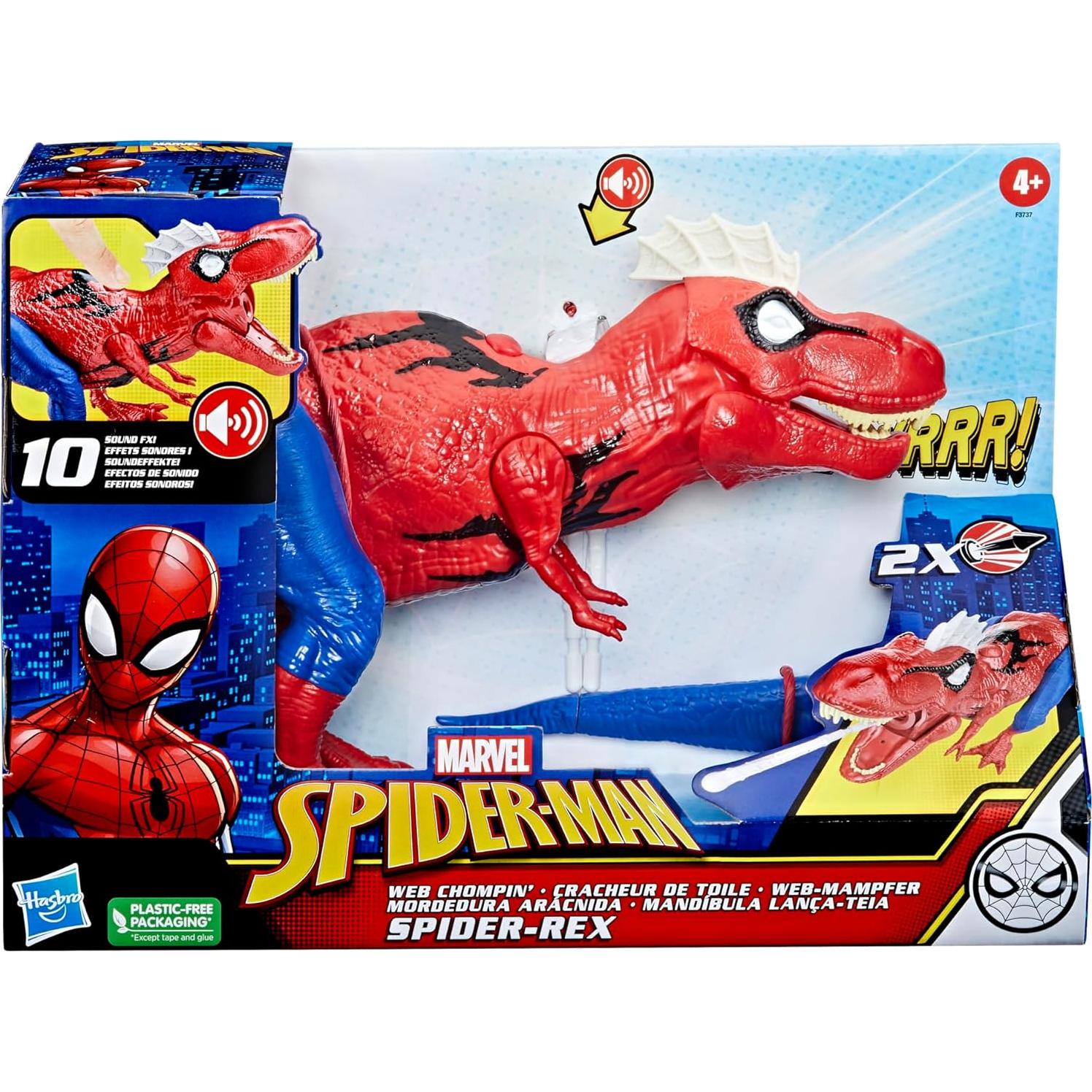 Figura de Acción Spider-Man Web Chompin' Spider-Rex 30cm