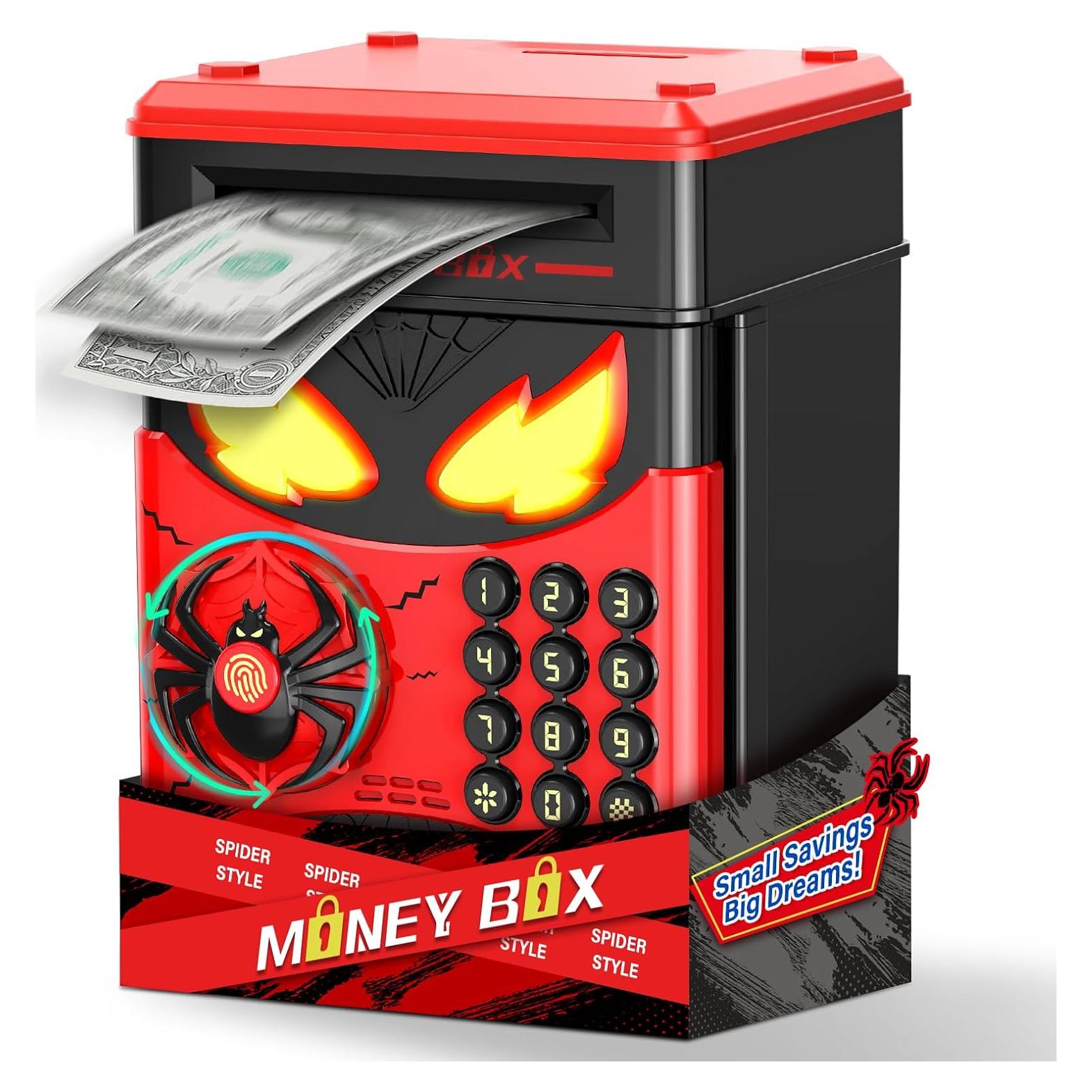 Caja Fuerte Electrónica para Niños Spider Wrystte - Ahorros Seguros