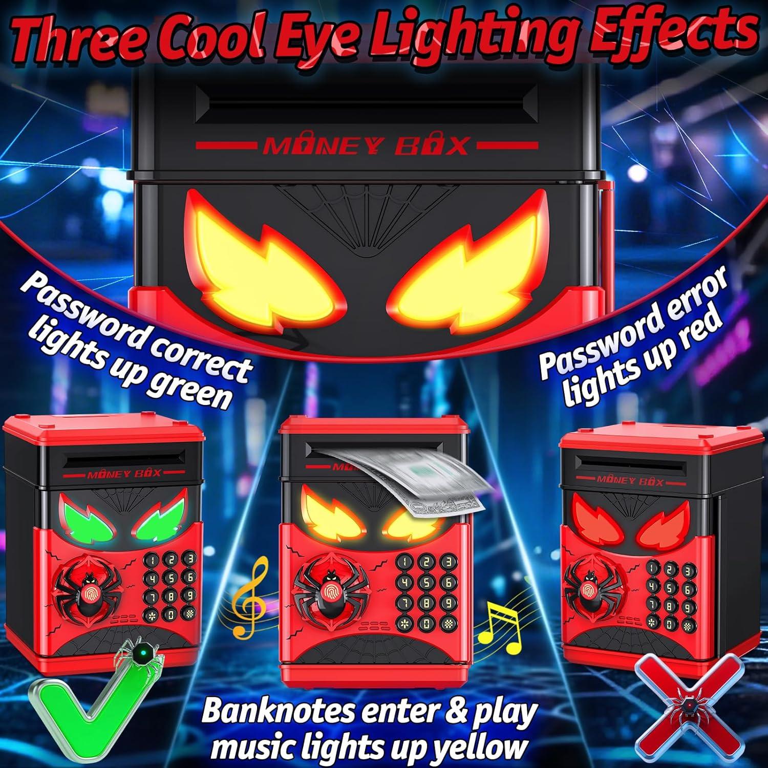 Caja Fuerte Electrónica para Niños Spider Wrystte - Ahorros Seguros