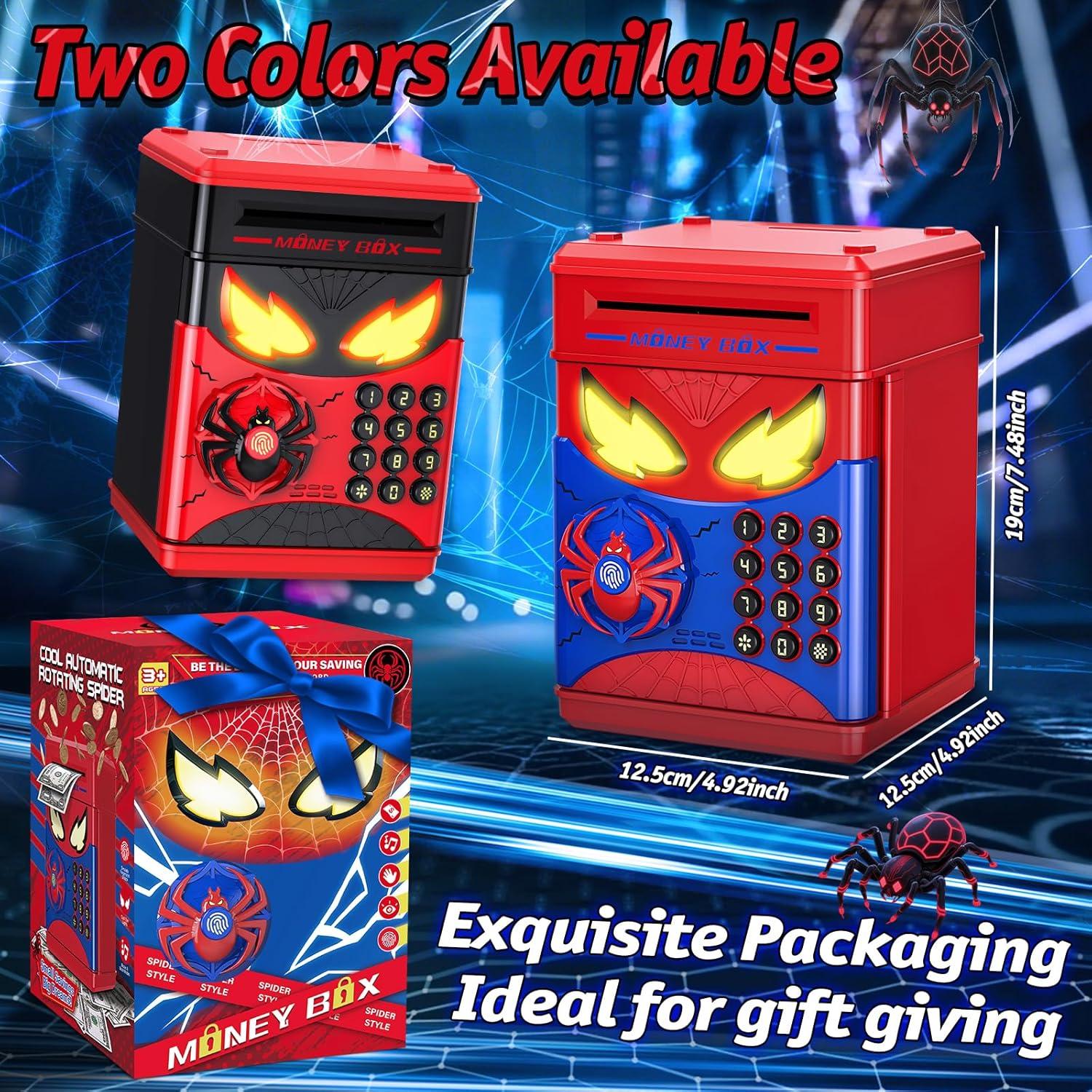 Caja Fuerte Electrónica para Niños Spider Wrystte - Ahorros Seguros