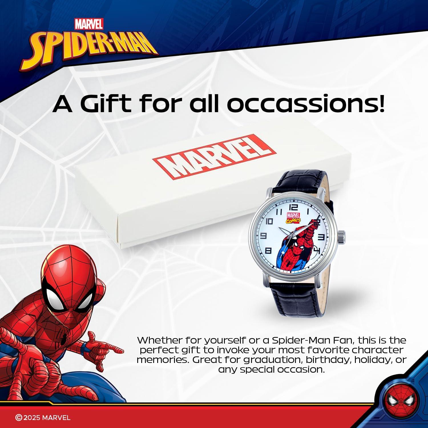 Reloj Analógico de Cuarzo Marvel Spider-Man Vintage 44mm