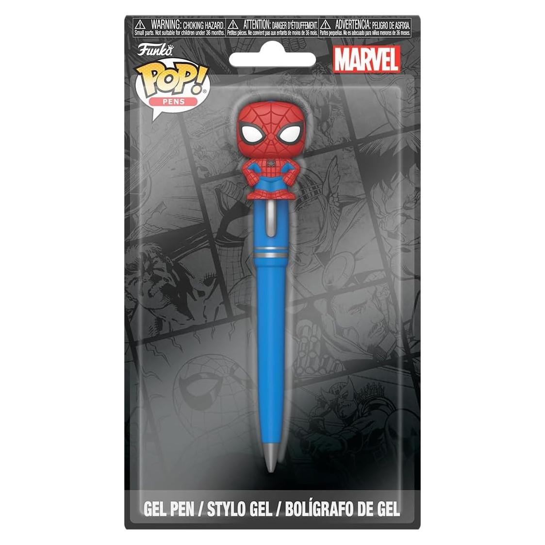 Pluma Funko Pop! Marvel Spider-Man 15.2 cm Tinta Azul