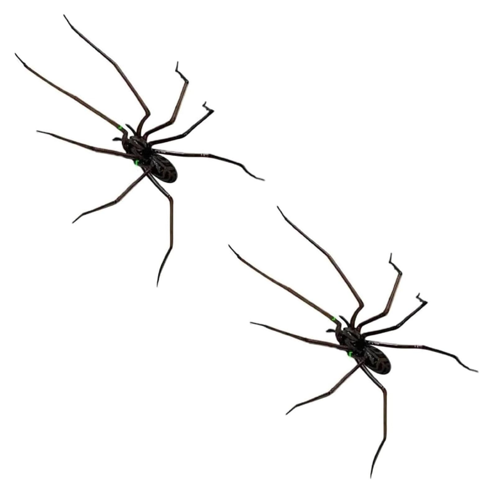 Imán de Araña 3D Pureadee - 2 Pcs Decoración Realista