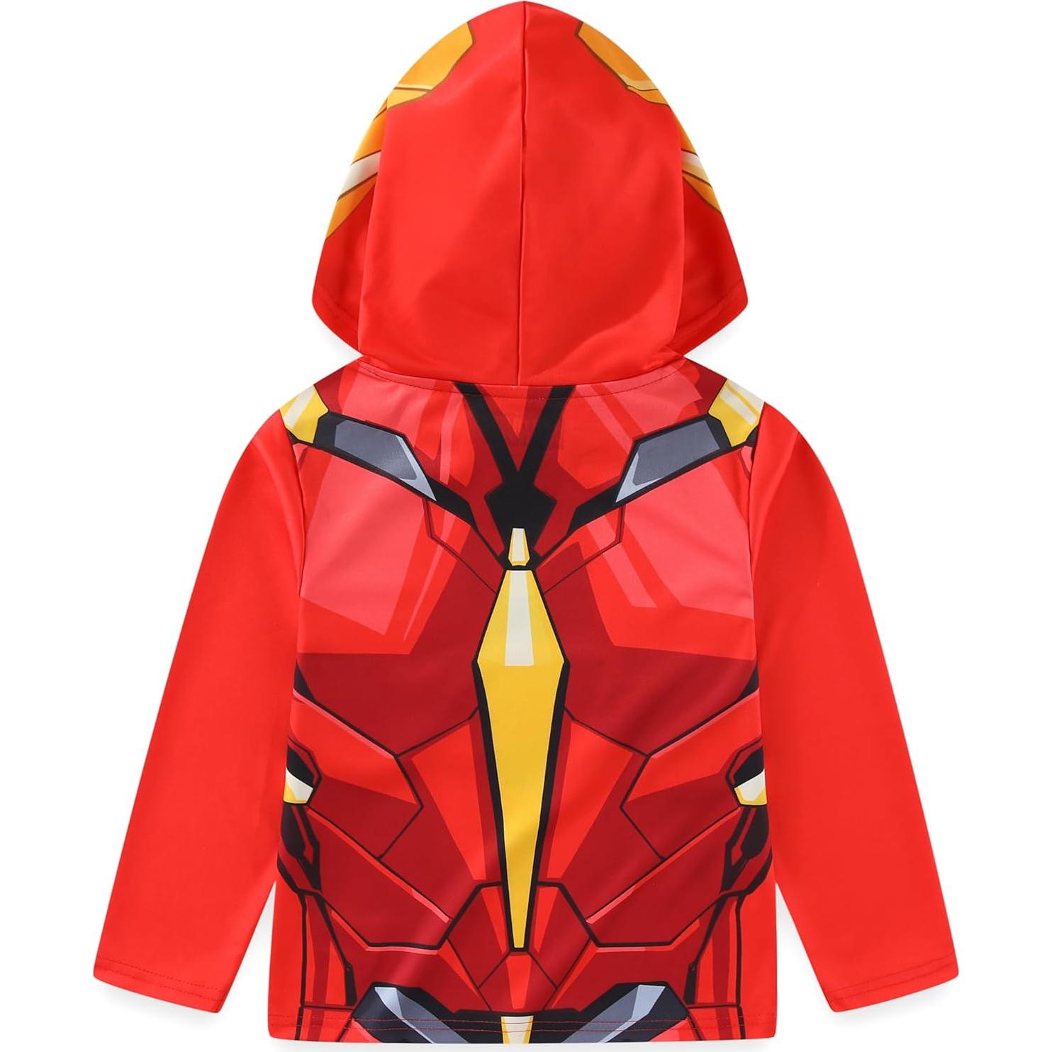 Camiseta con capucha Marvel Avengers Iron Man para niños grandes