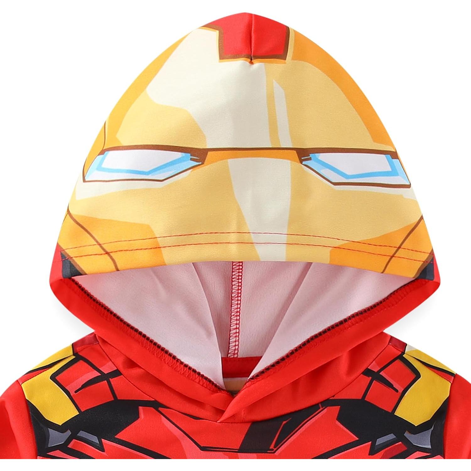 Camiseta con capucha Marvel Avengers Iron Man para niños grandes