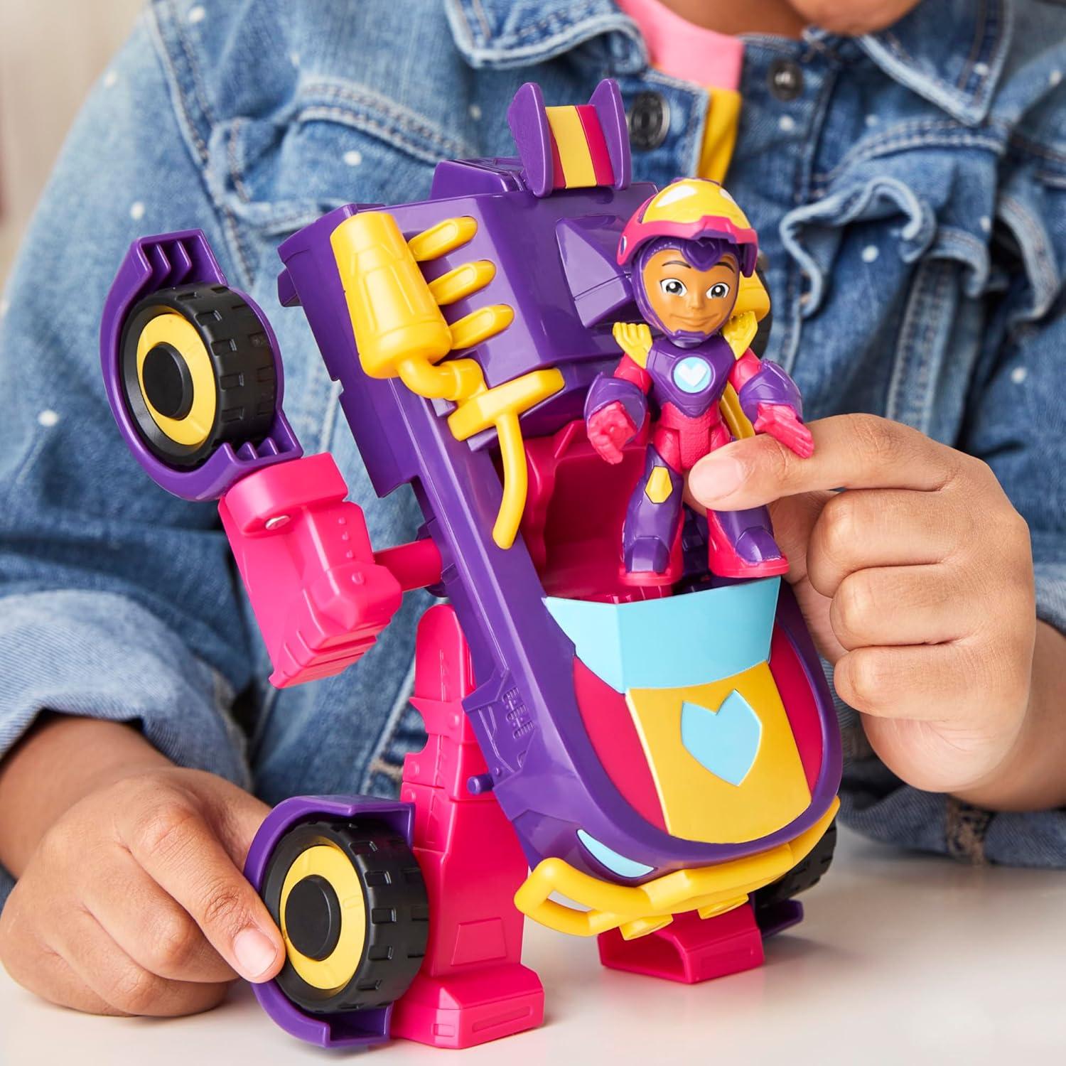 Juguete Ironheart 2-en-1 Hasbro - Traje Mech y Vehículo